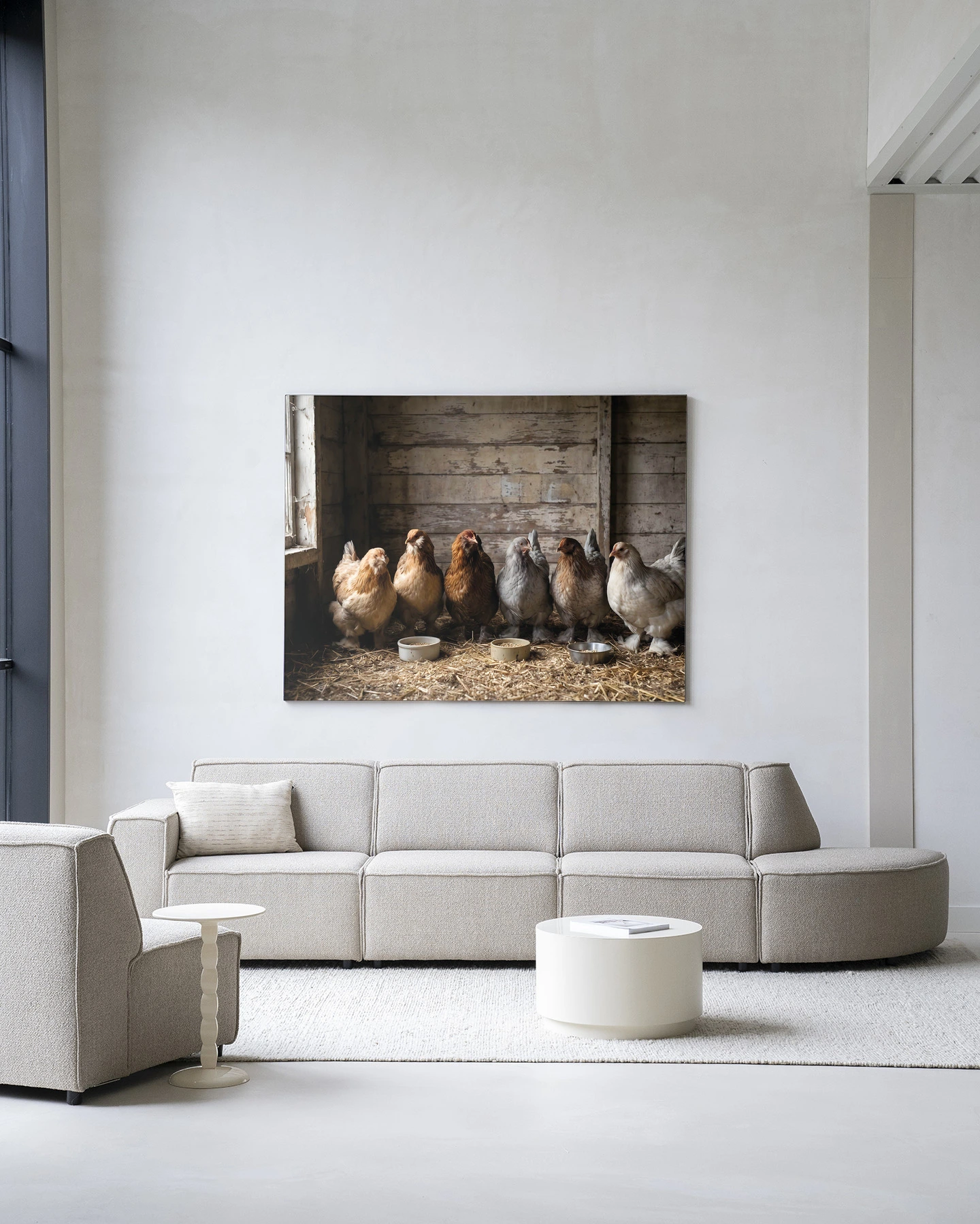 Tapiz de pared The Chicken Barn - Urban Cotton