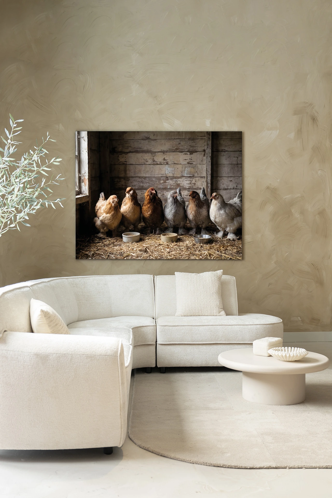 Tapiz de pared The Chicken Barn - Urban Cotton