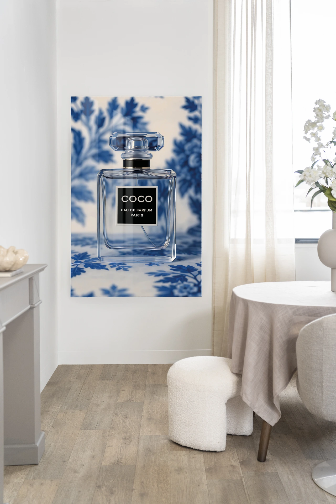 Wandteppich Bleu Scent - Urban Cotton