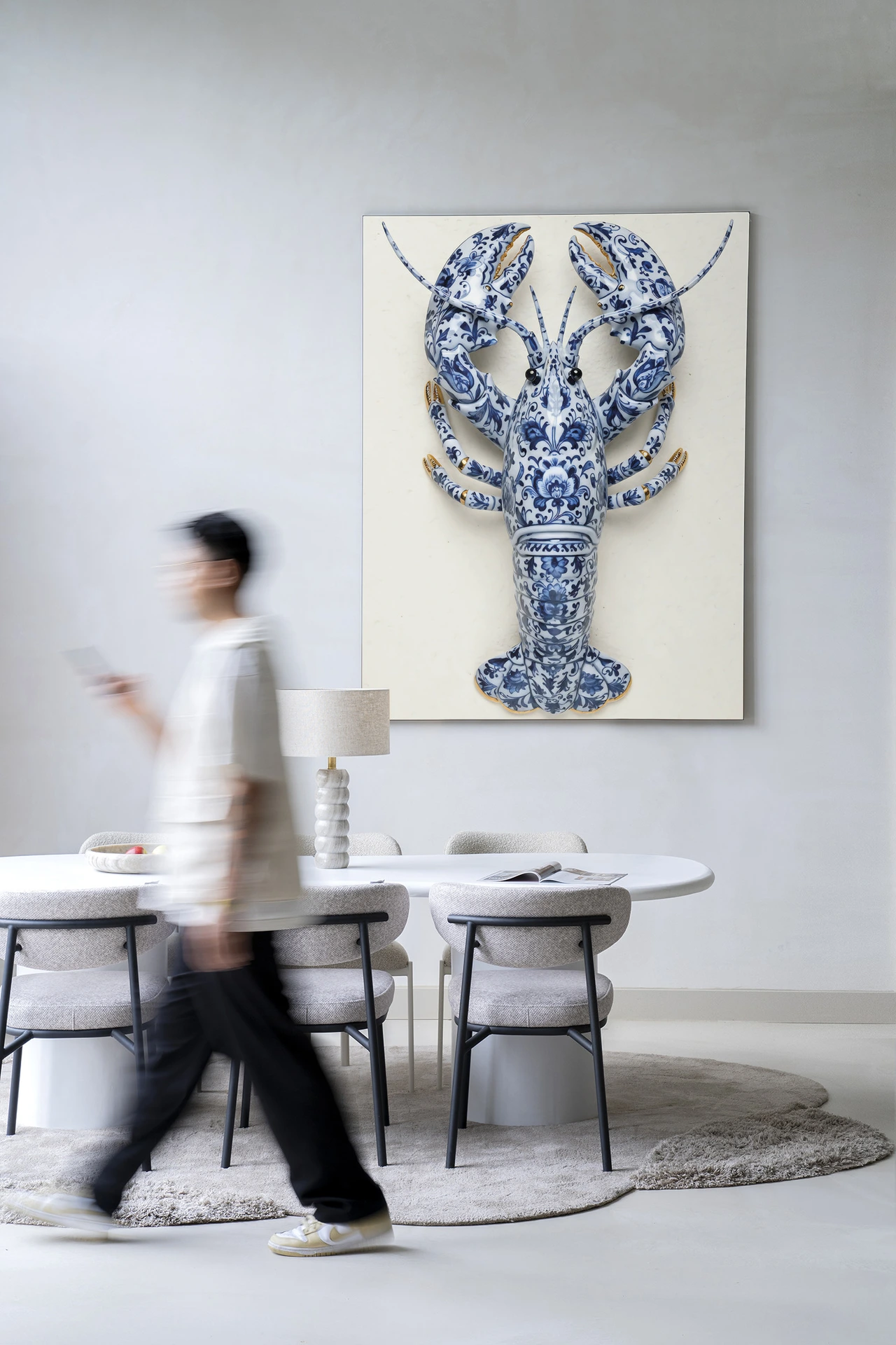 Wandteppich Blue Lobster - Urban Cotton