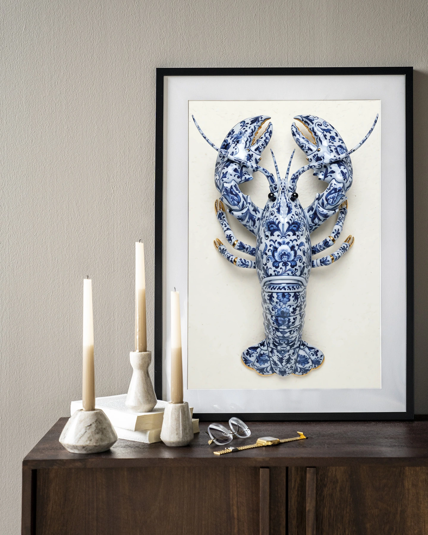 Wandteppich Blue Lobster - Urban Cotton