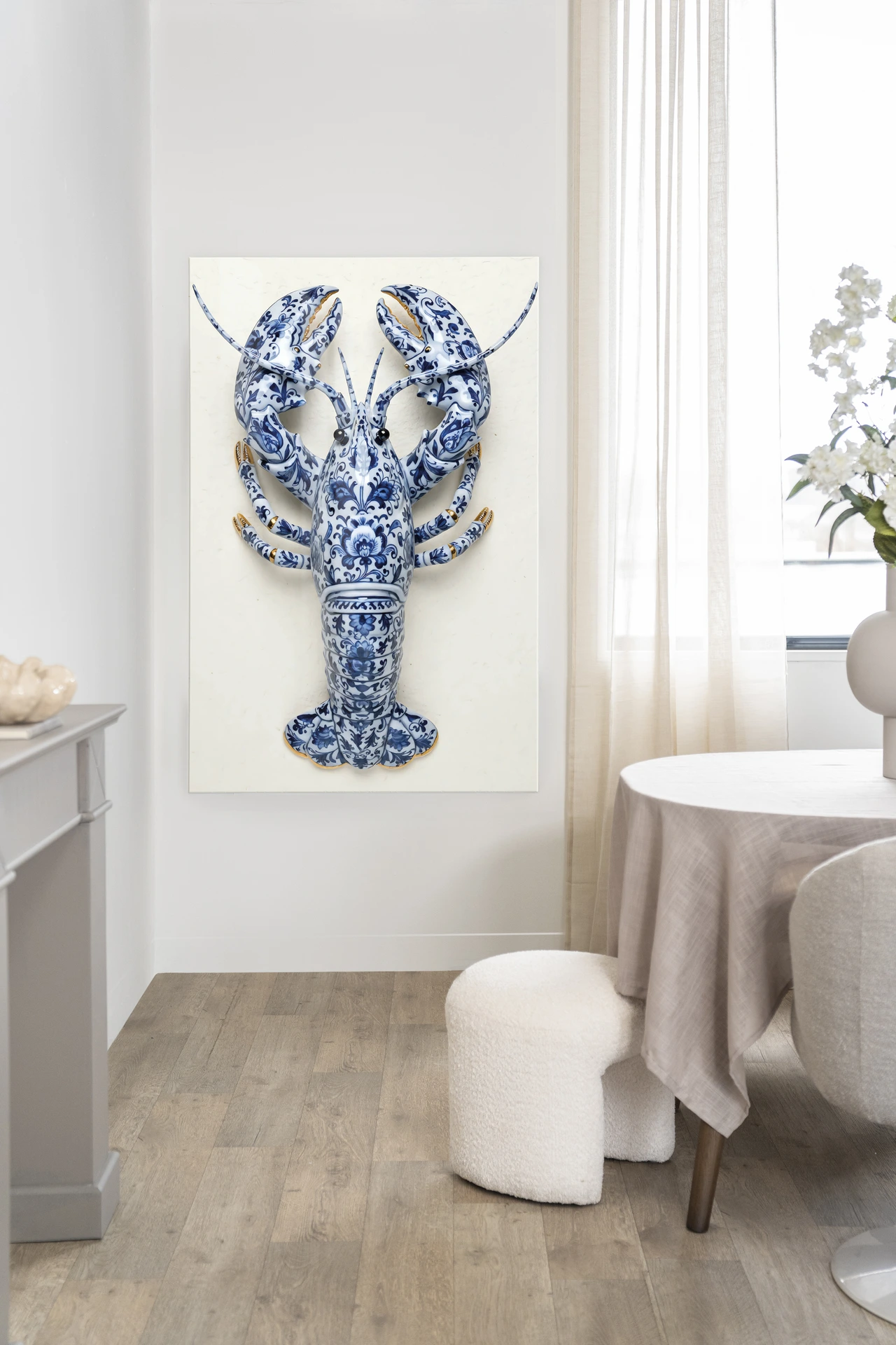 Wandteppich Blue Lobster - Urban Cotton