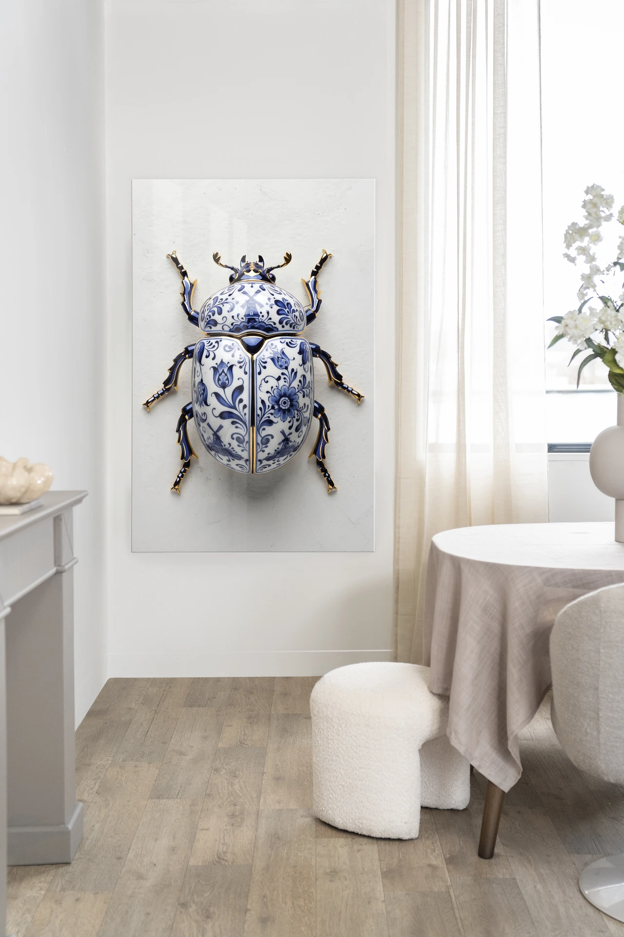 Wandteppich Blue Beatle - Urban Cotton