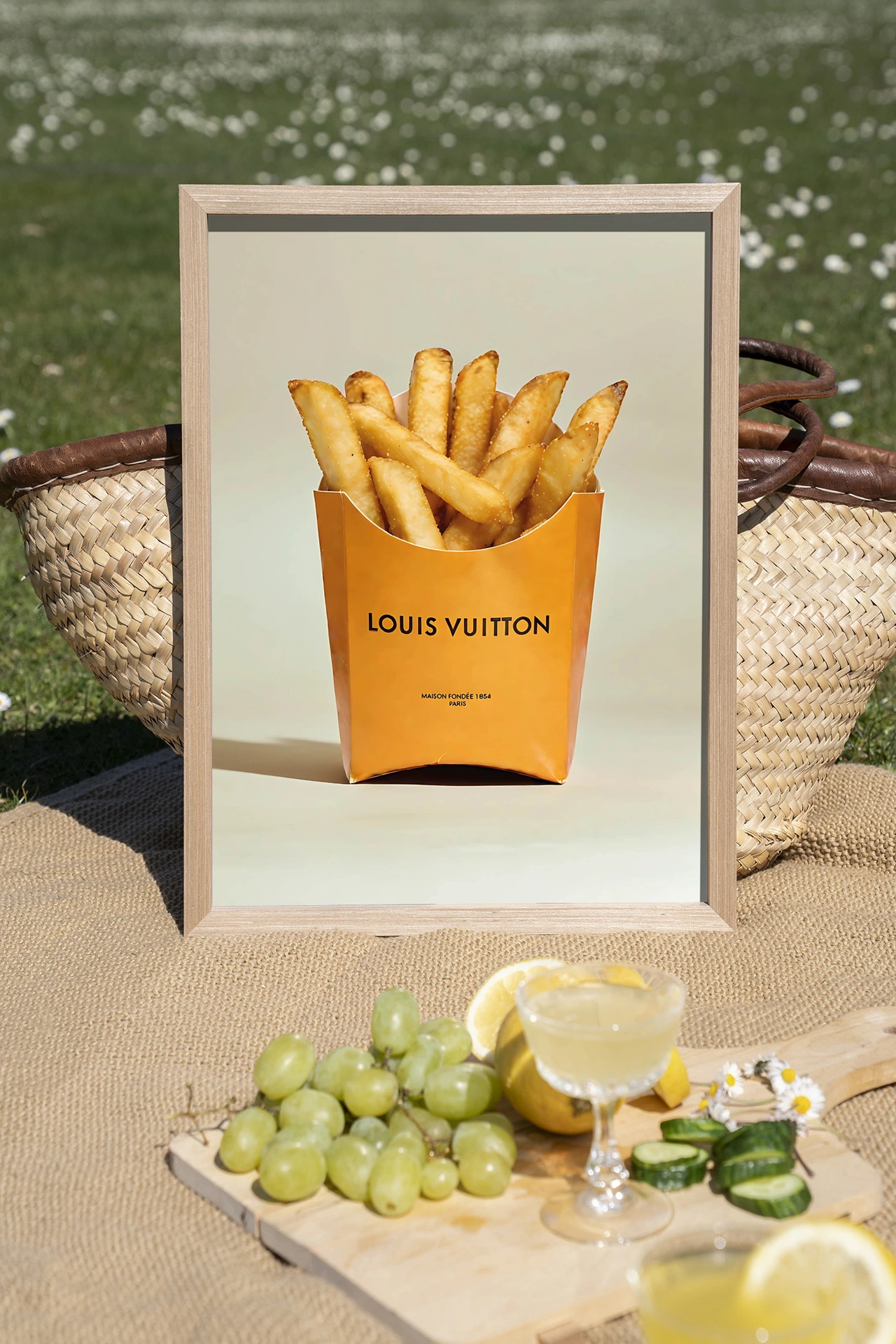 Wandteppich LV Fries - Urban Cotton