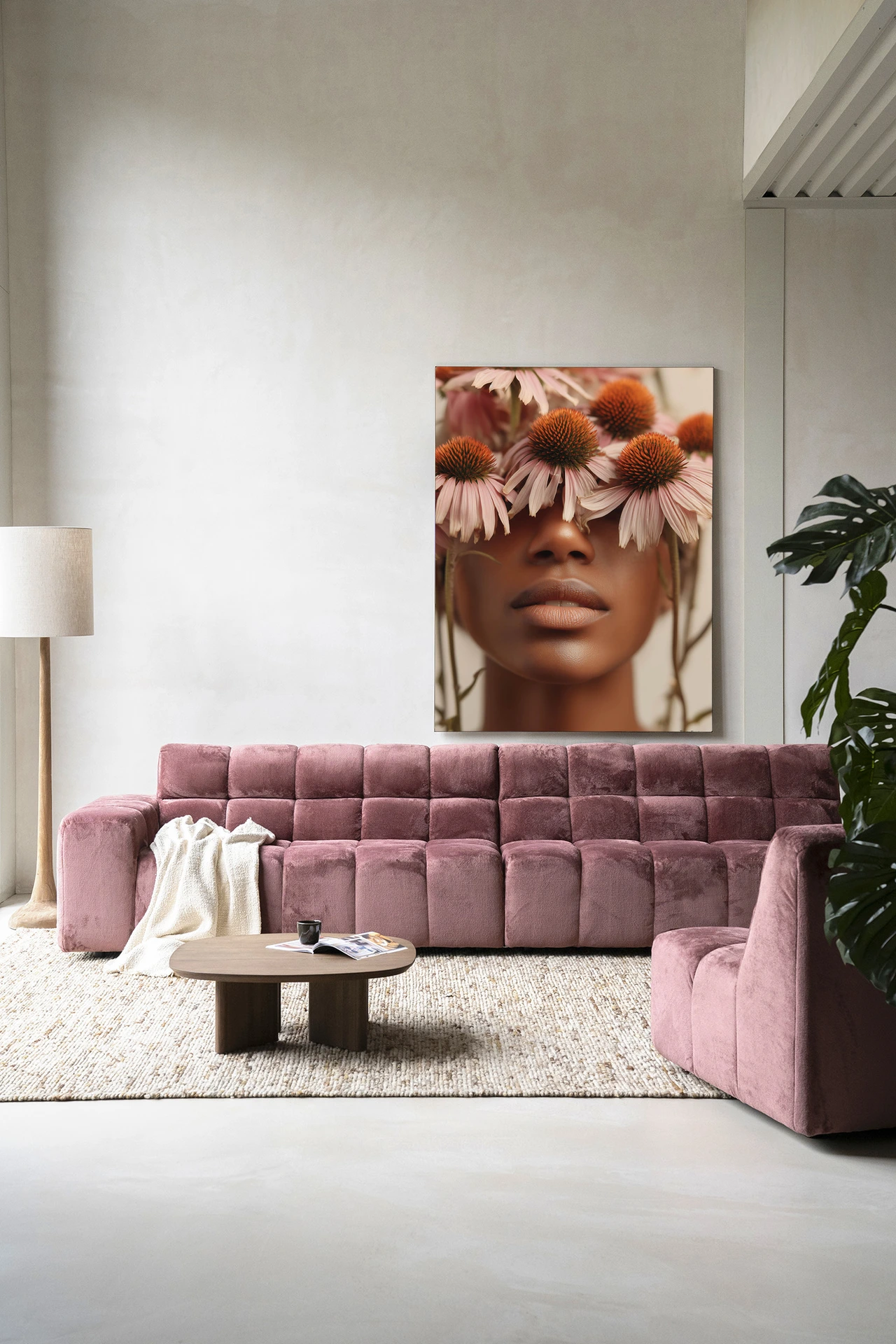 Wandteppich Coneflower - Urban Cotton