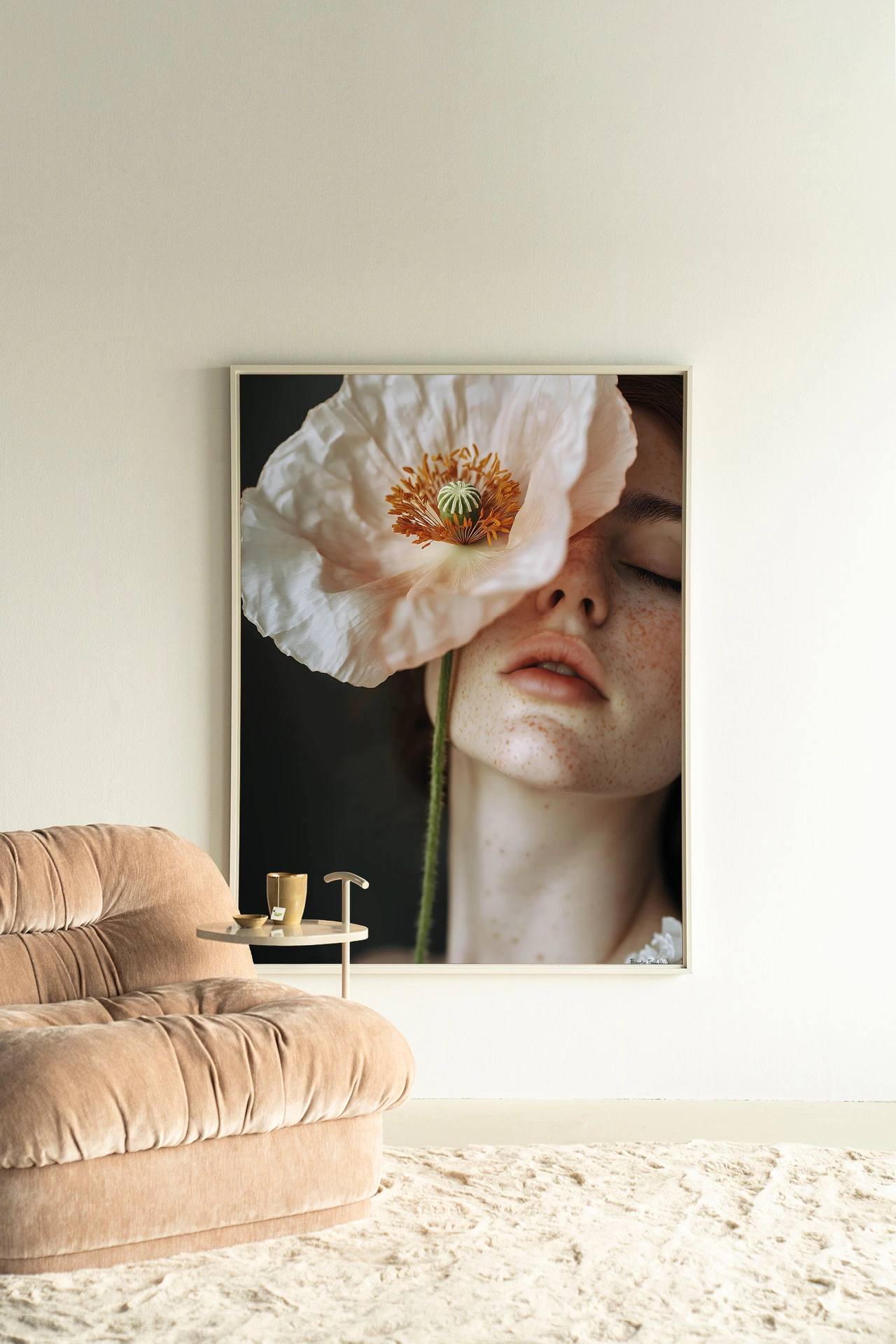 Wandteppich Poppy Flower - Urban Cotton