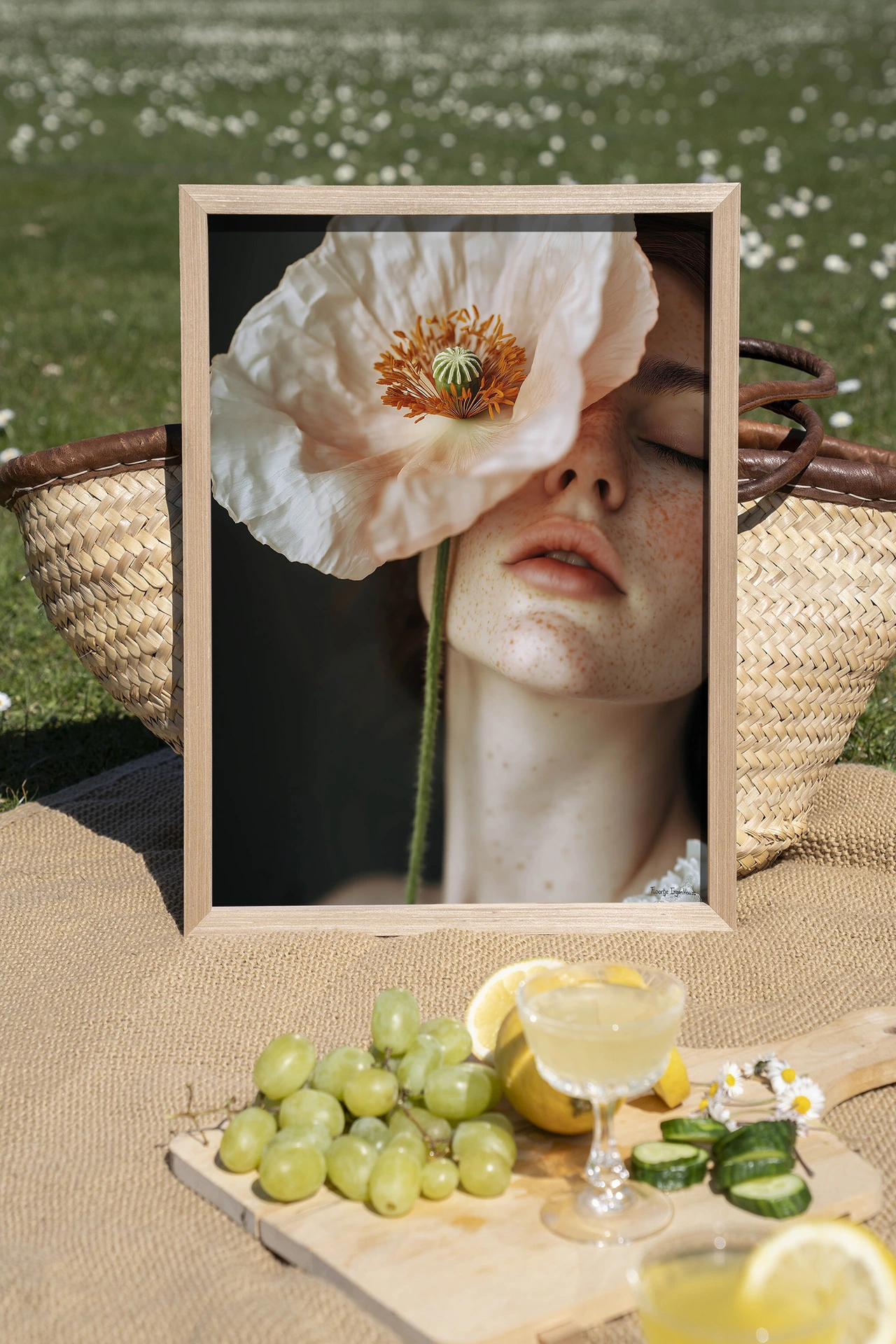 Wandteppich Poppy Flower - Urban Cotton