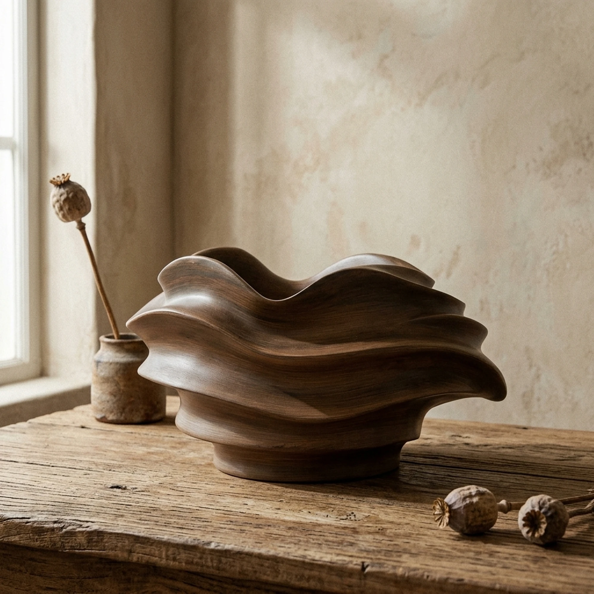 Vase Cascara braun - By-Boo