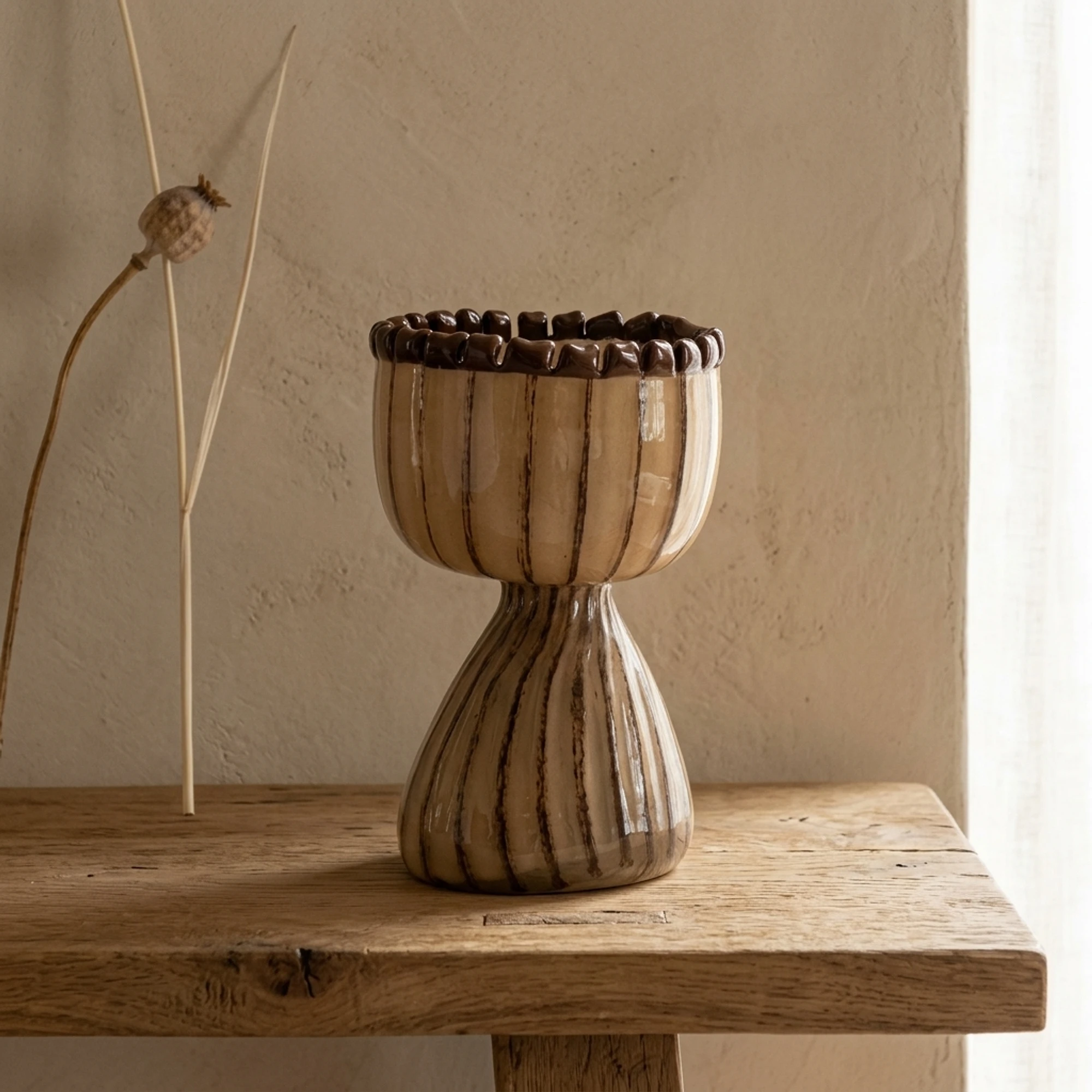 Drizzle Vase brown - By-Boo