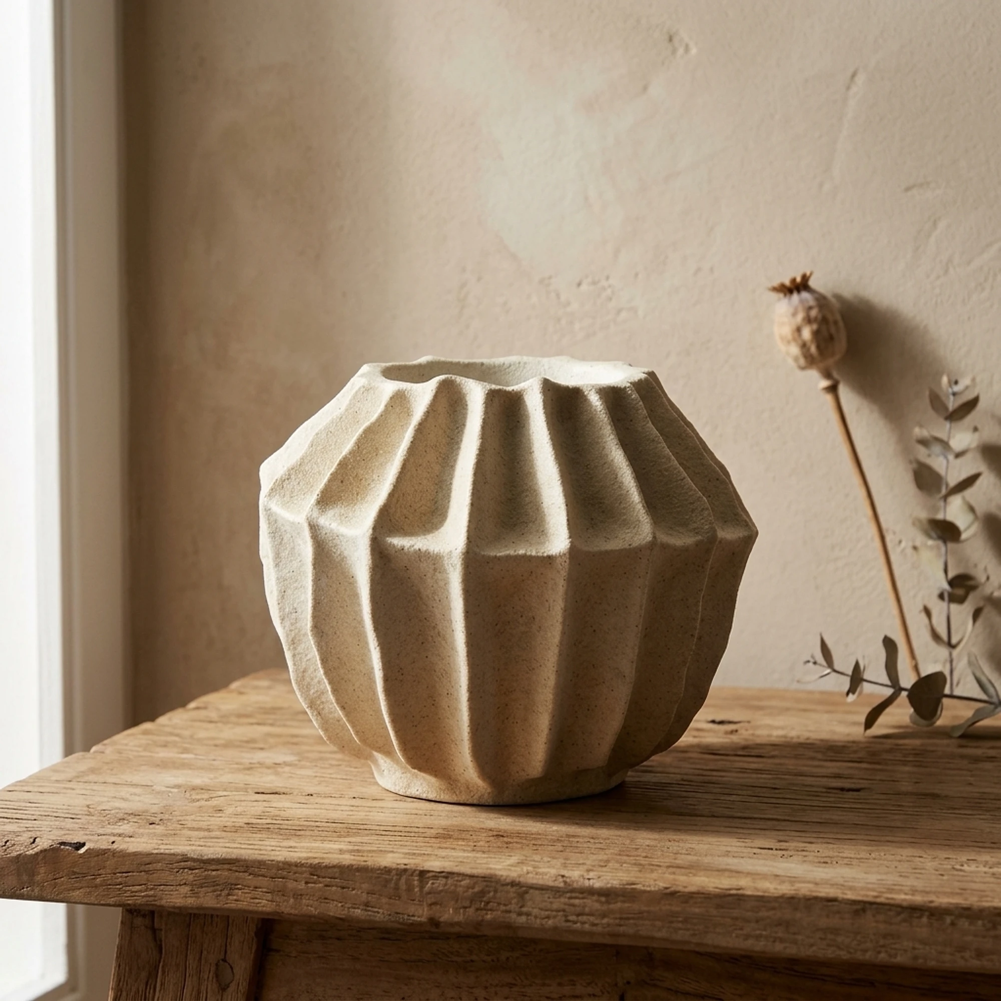 Vase Rei white - By-Boo