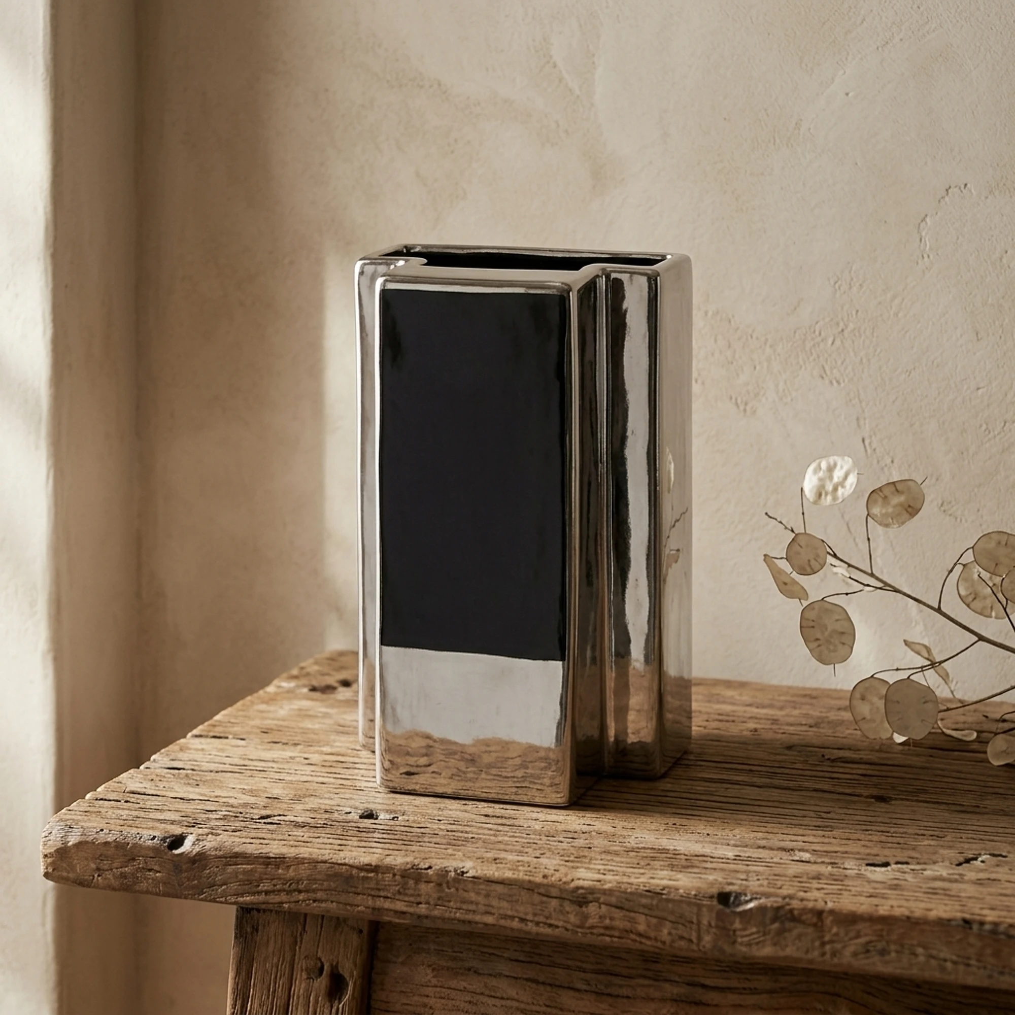 Vase Silv 2 silver - By-Boo