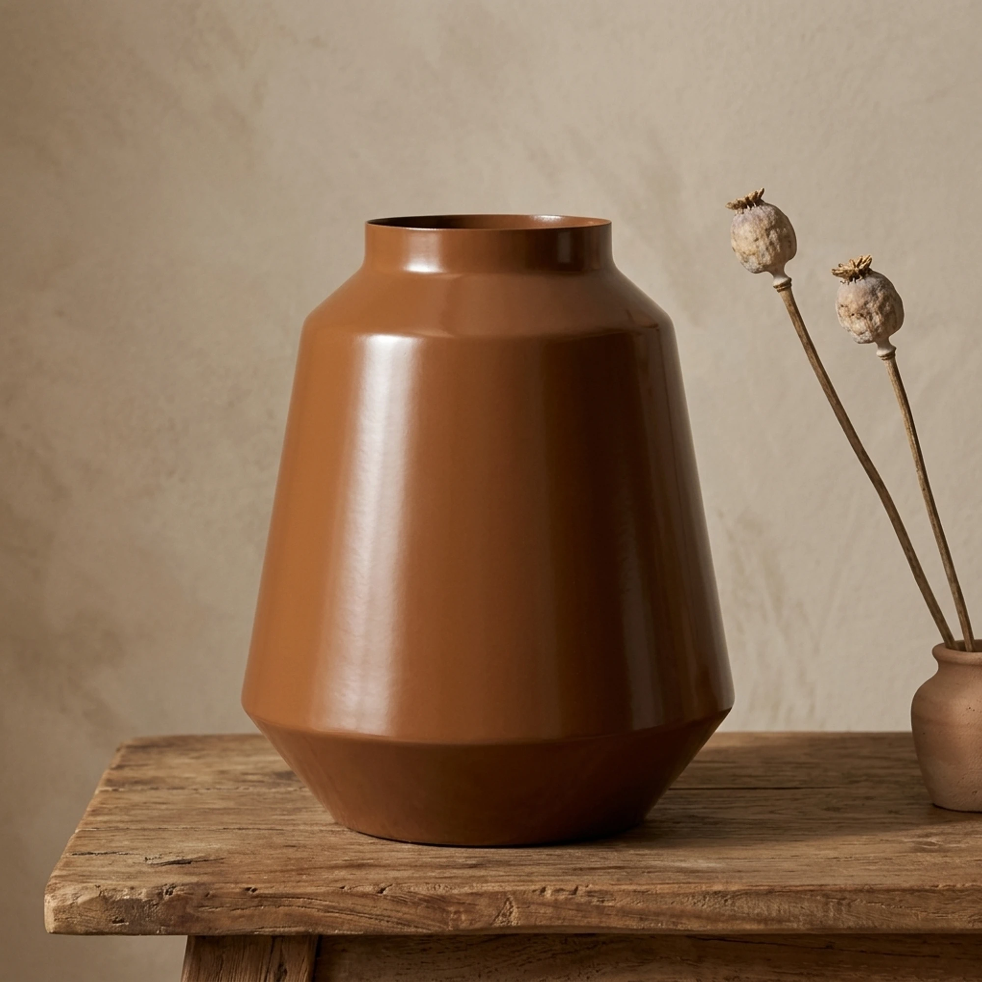 Toffy Vase brown - By-Boo