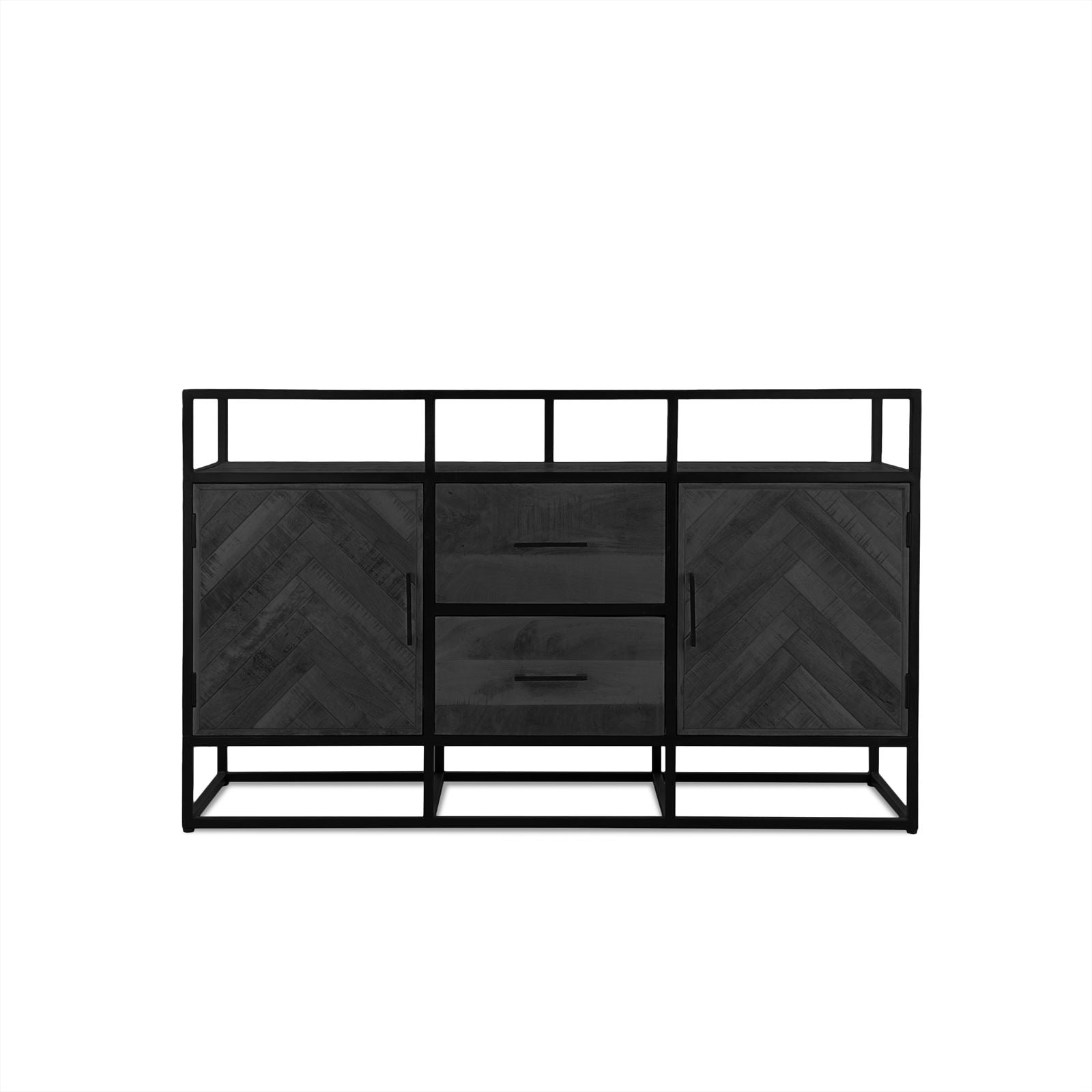 Aparador Jax negro (Madera de mango) - Benoa - 150x45