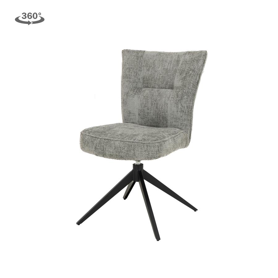 Stoel Bardi - Tower Living - Haga 09 silver (draaibaar)