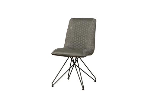 Stoel Capri (Grey) - Tower Living - Vintage Grey + Linen Grey