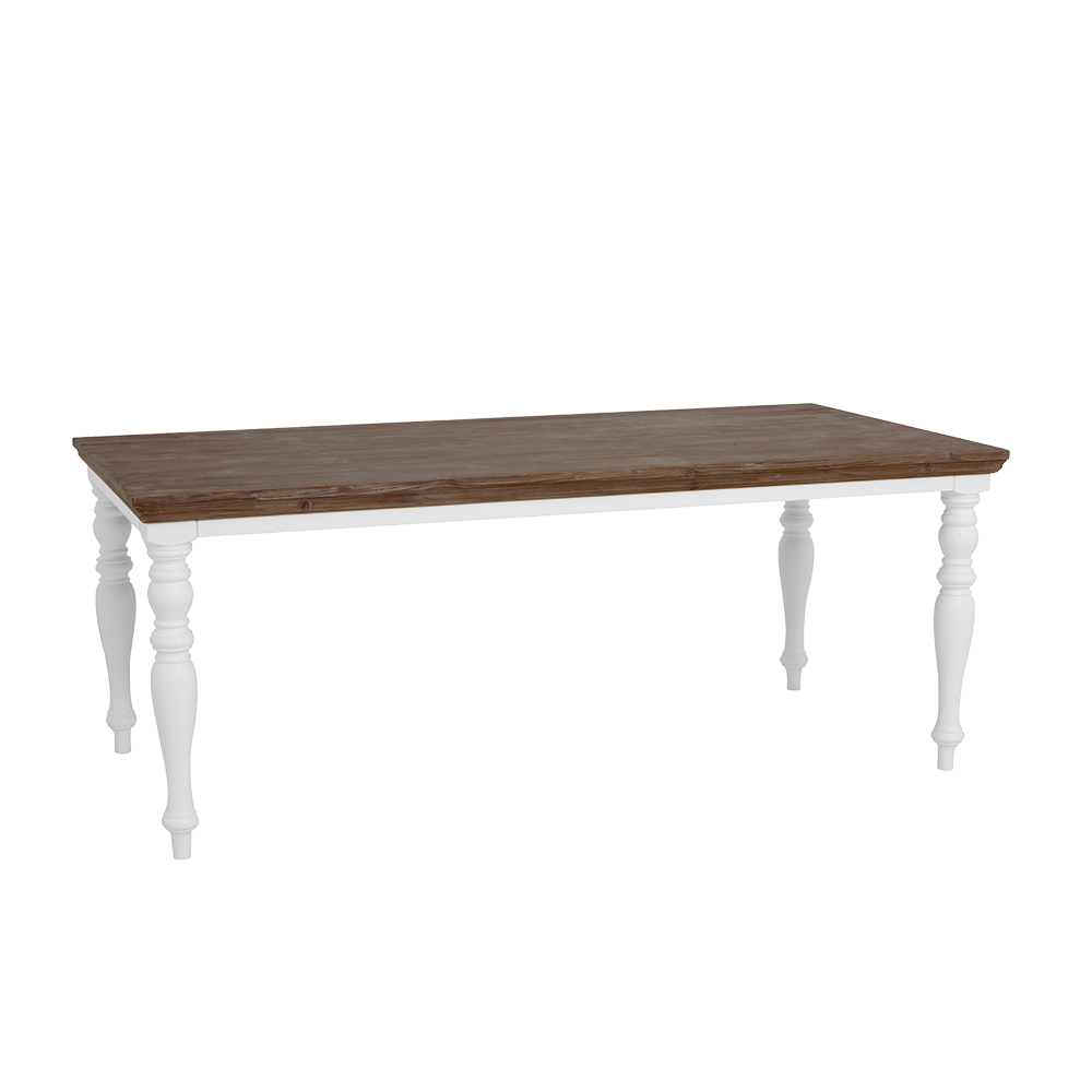 Esstisch Fleur weiß Rechteck 160 cm (Grenenhout) - Tower Living - Weiß