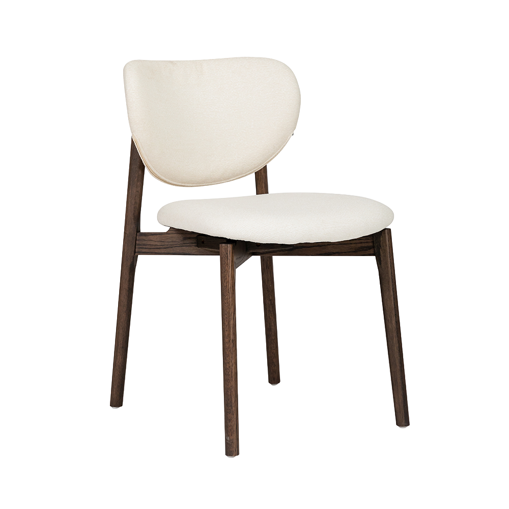 Stoel Pimonte (Eikenhout, Ivory) - Tower Living - Sahara 102 ivory - Espresso