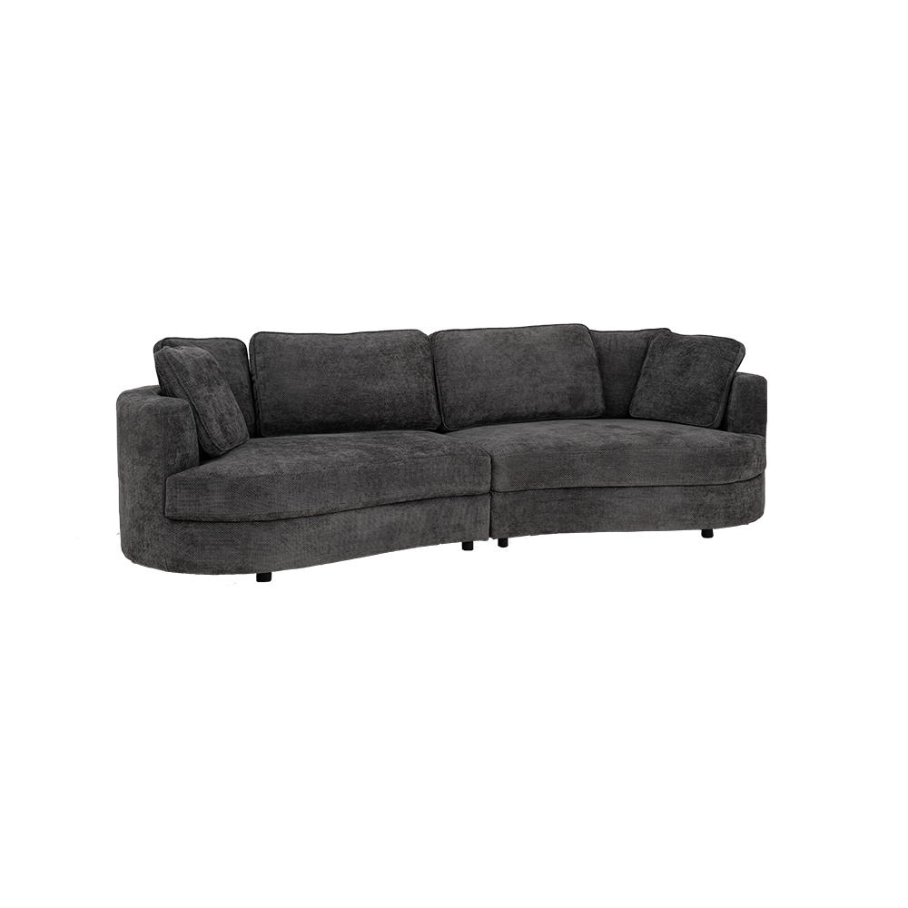 Sunderland 3-Sitzer (Stoff, Ivory) - Tower Living - fabric XS85 19 Light grey