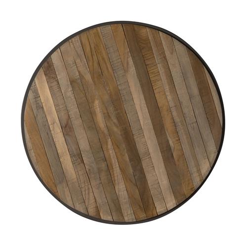 Beistelltisch Turi -Set 55 cm (Teakholz, Grau) - Tower Living - Grau