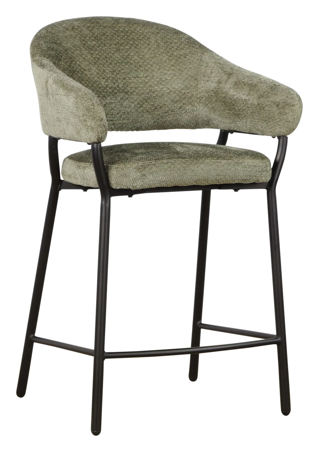 Bar Stool Logan | in stock (Fabric) - Wildeboer & van der Weide