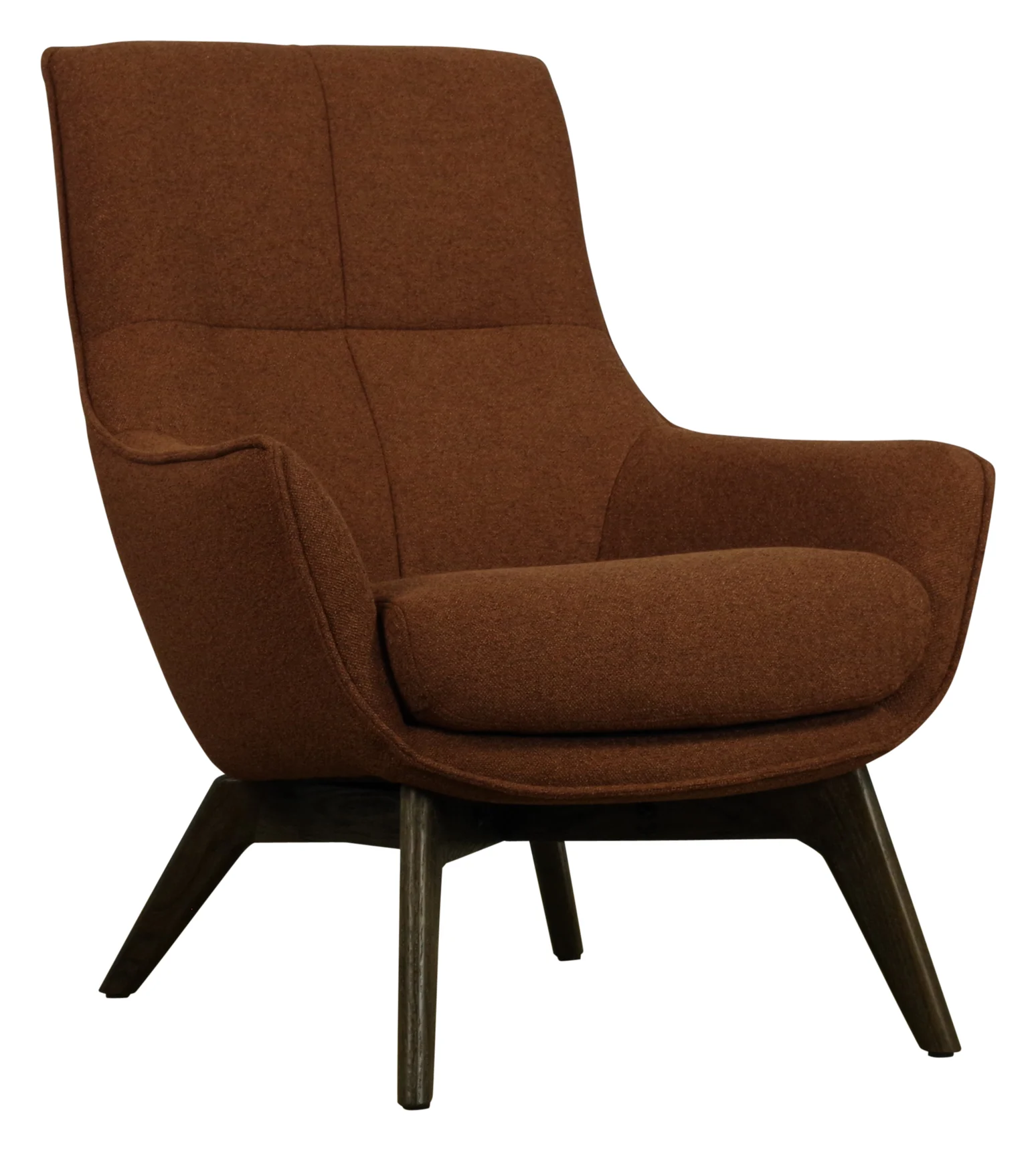 Fauteuil Femke | uit voorraad (Stof (Glory)) - Wildeboer & van der Weide - Glory 96 hazelnoot