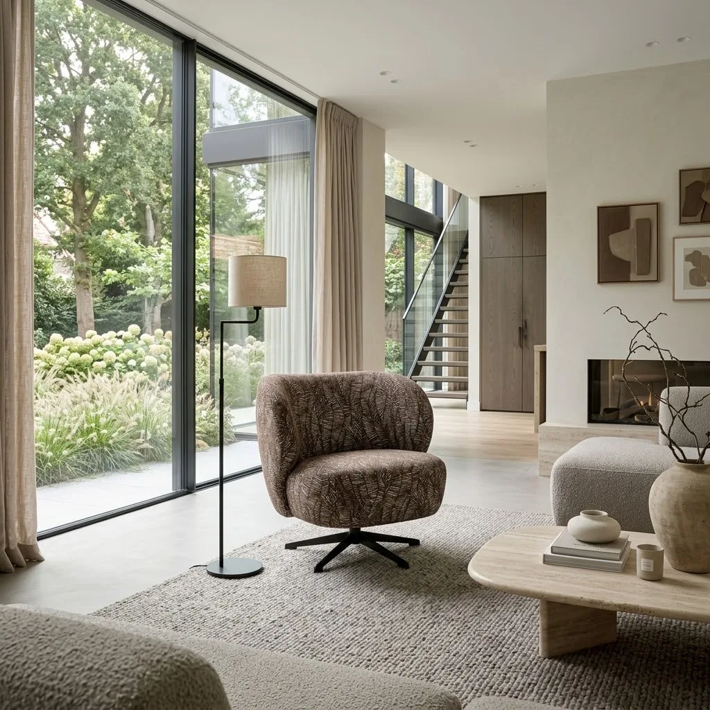 Draaifauteuil Roos - Wildeboer & van der Weide