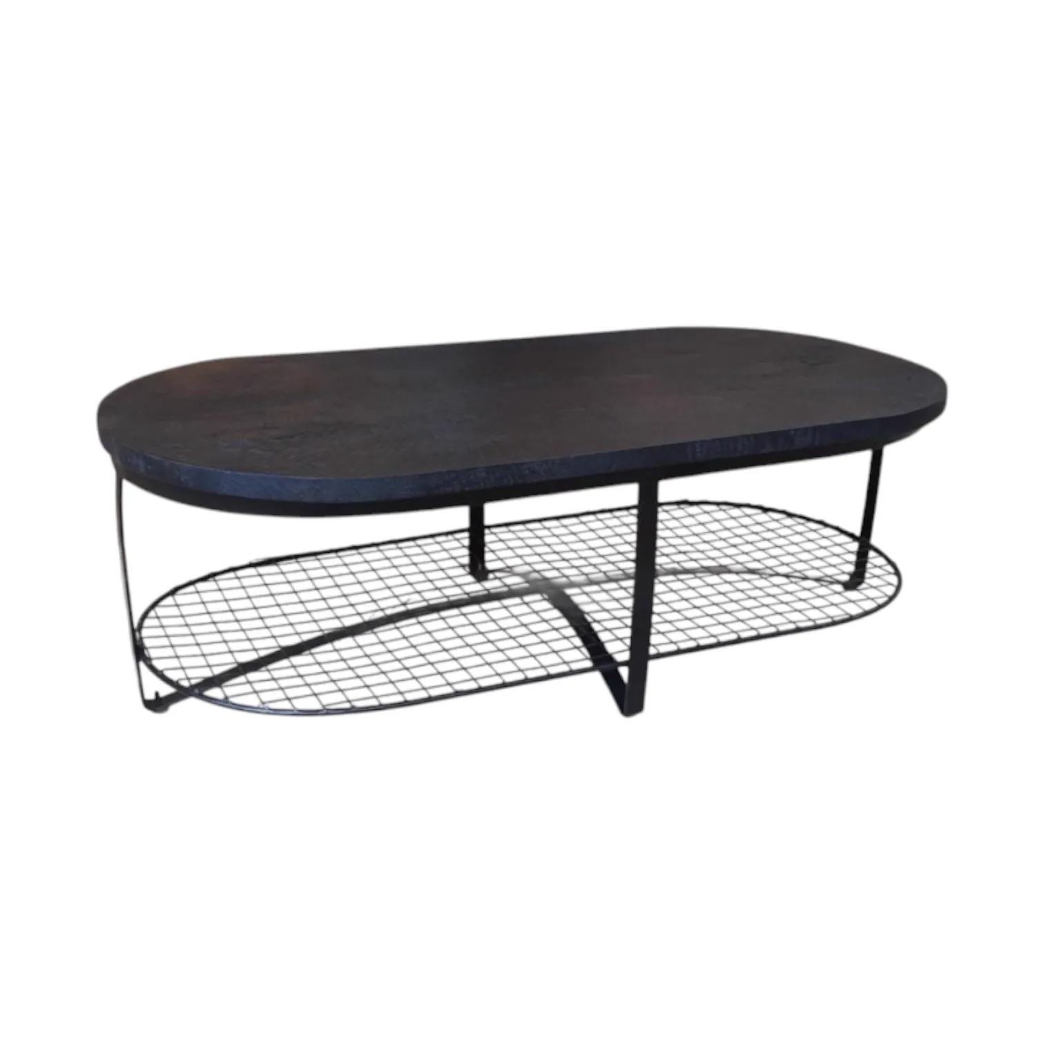 Couchtisch Rio oval schwarz - Mokana Furniture
