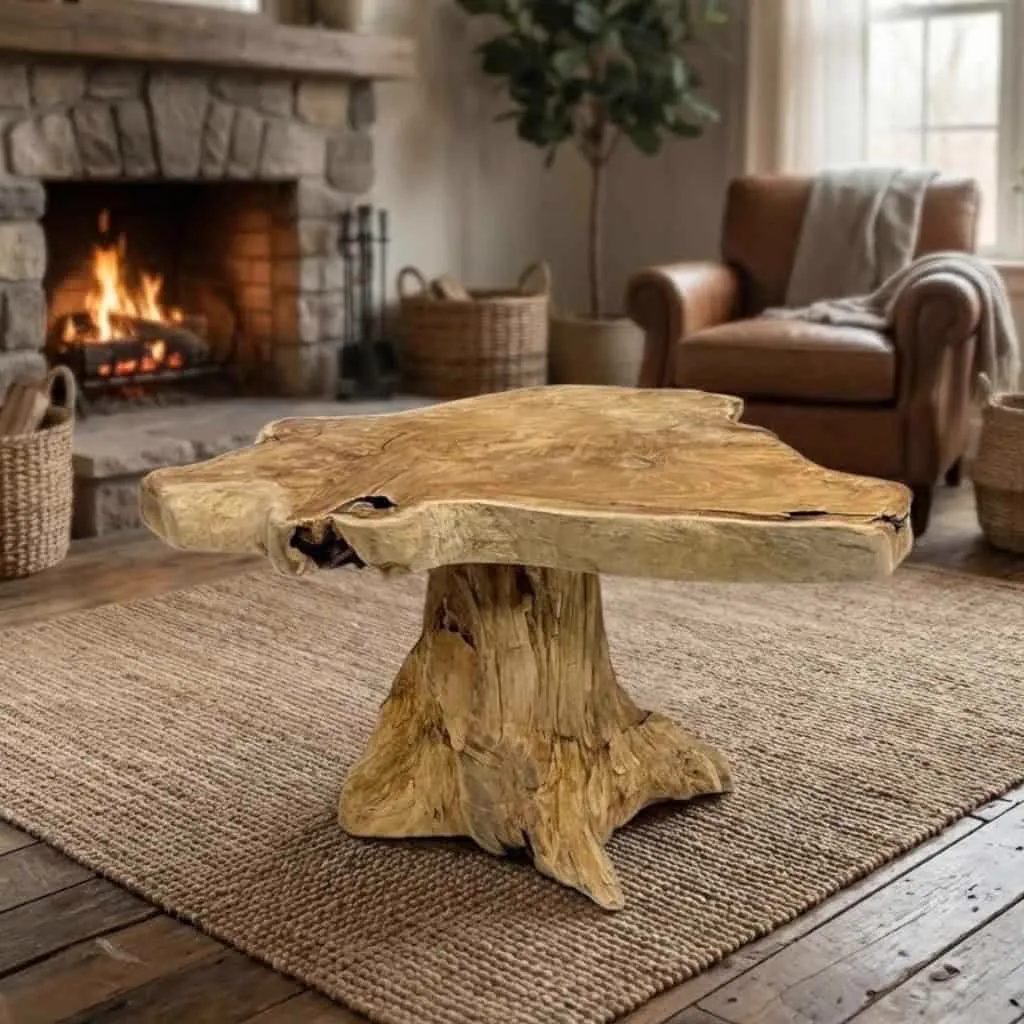 Solid Tree Trunk Coffee Table - World of Brosi
