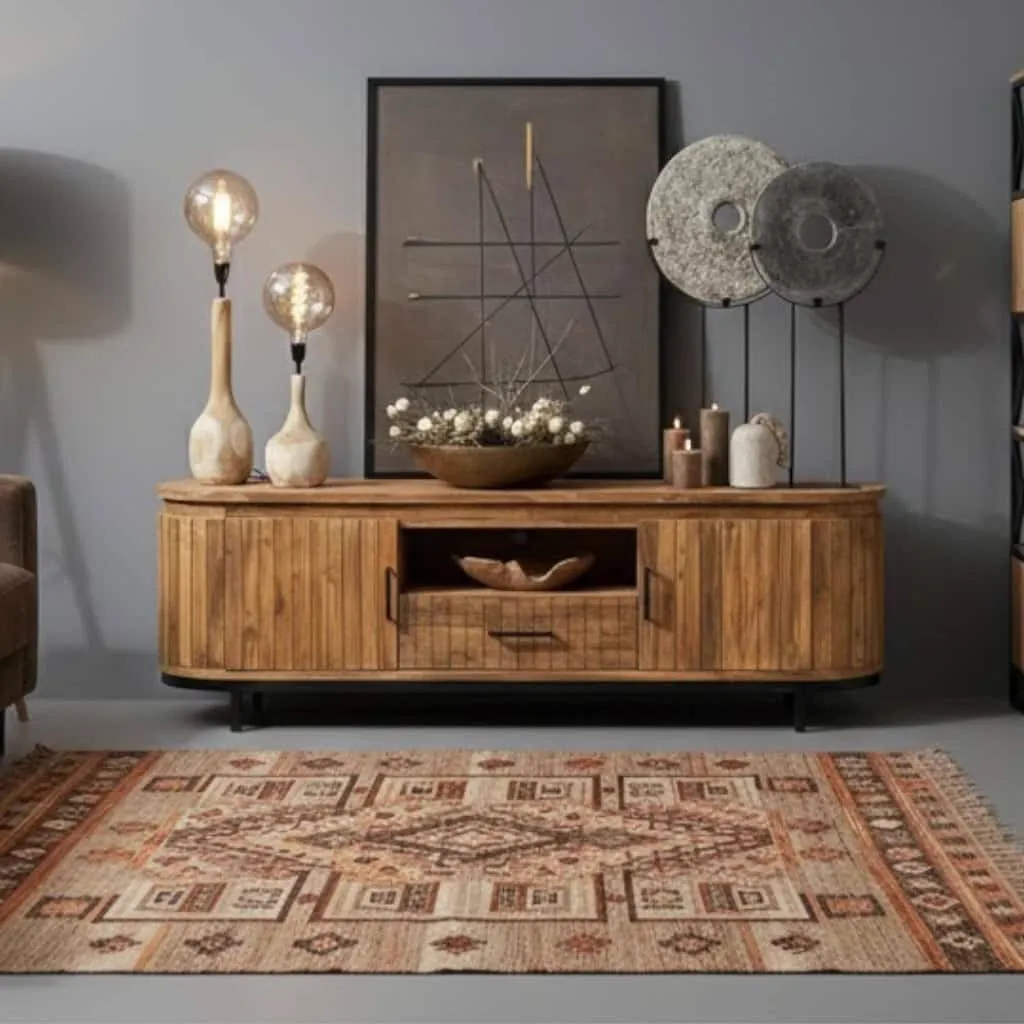 TV Meubel Kennington Teakhout | 180cm & 220cm