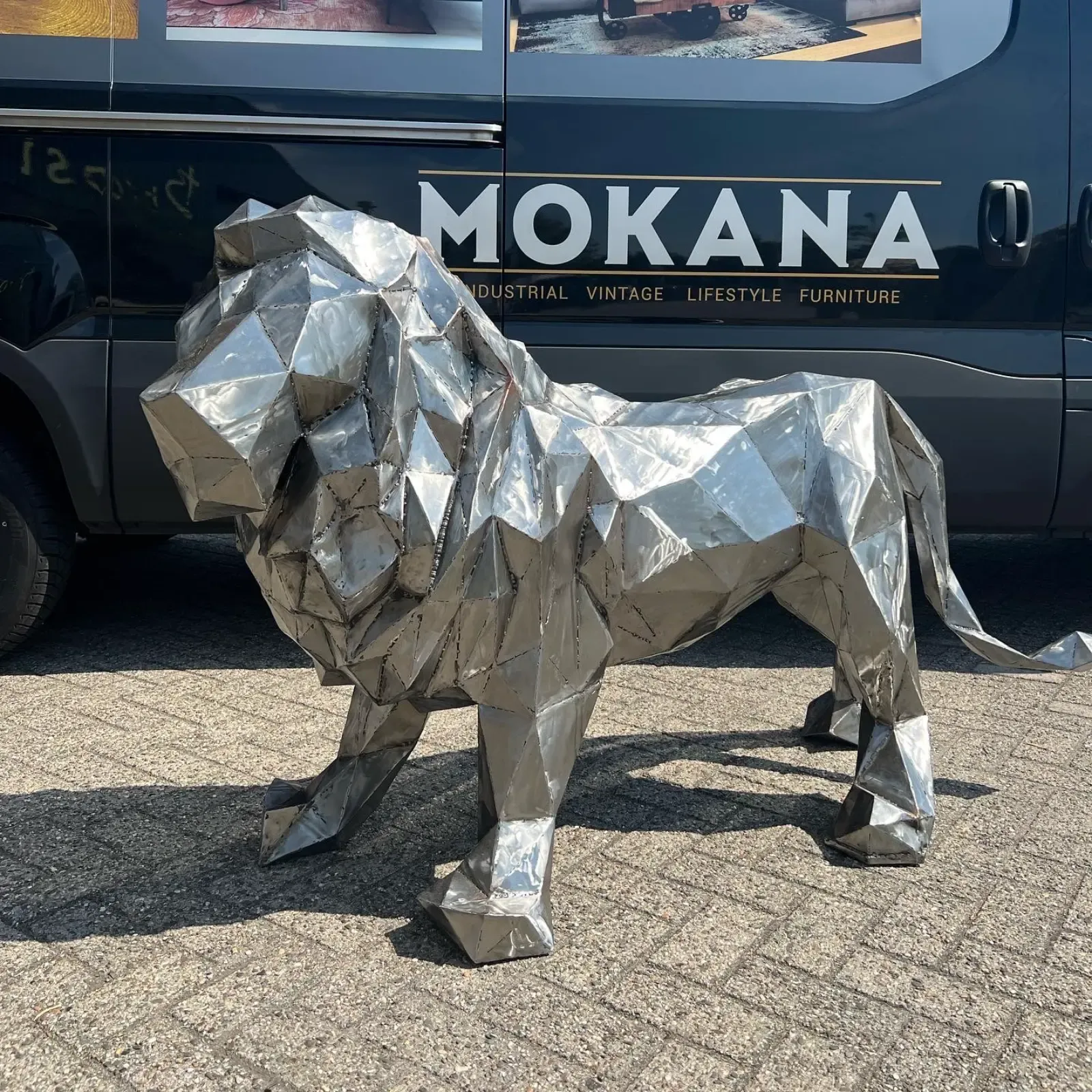Löwe Deko Metall