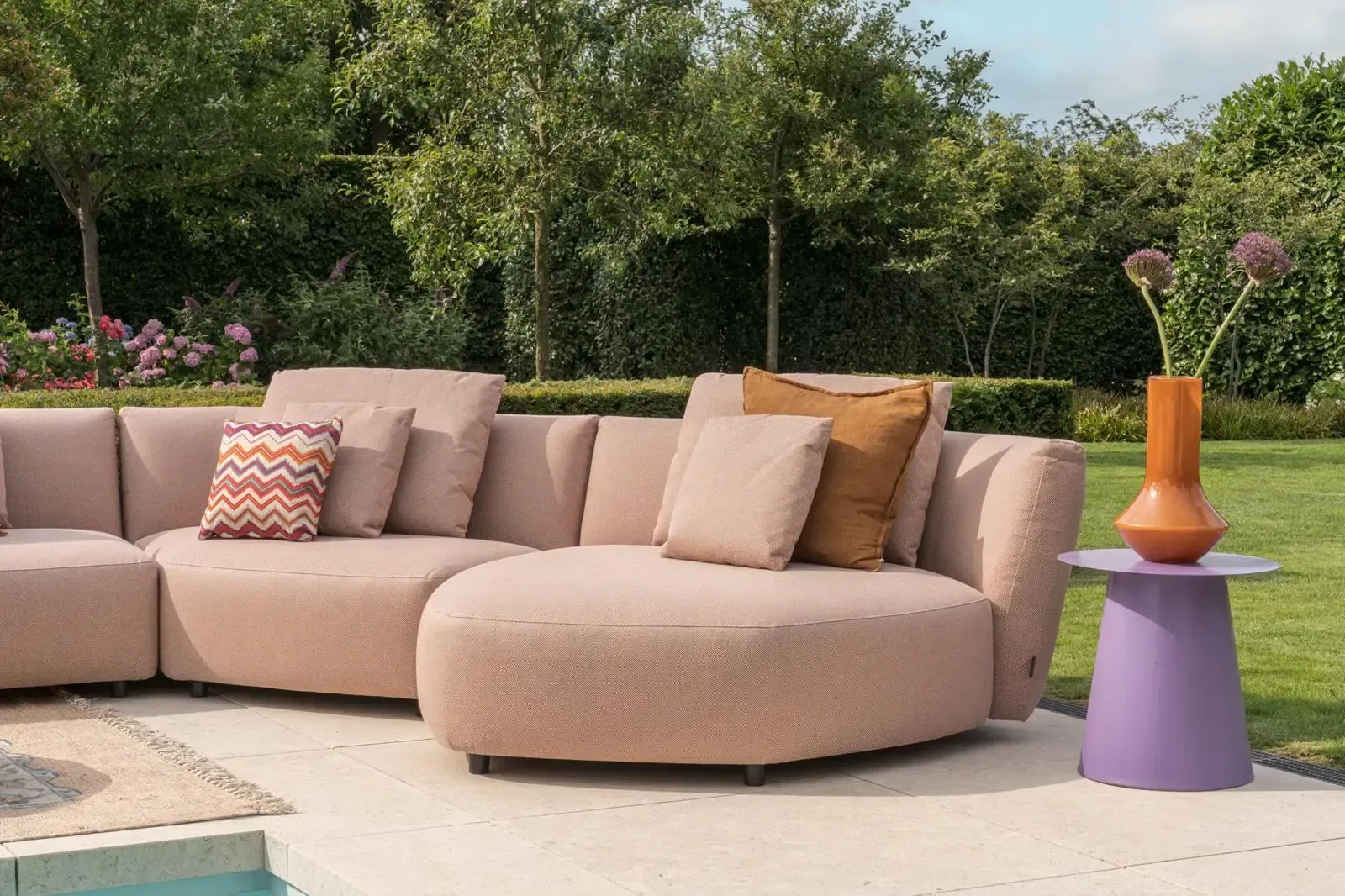 Atoll Loungesofa Outdoor Meton Rust - Easy Sofa
