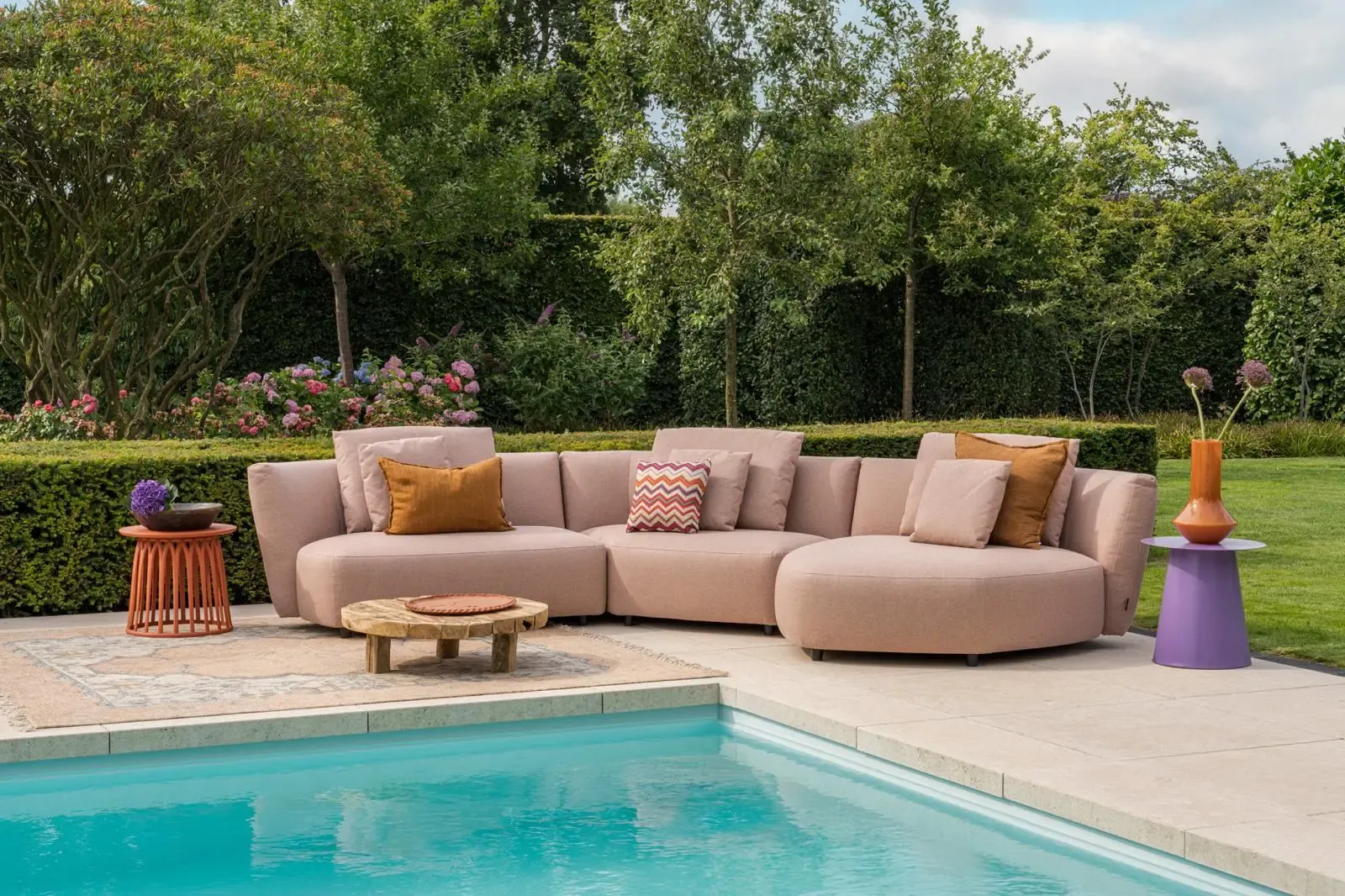 Atoll Loungesofa Outdoor Meton Rust - Easy Sofa