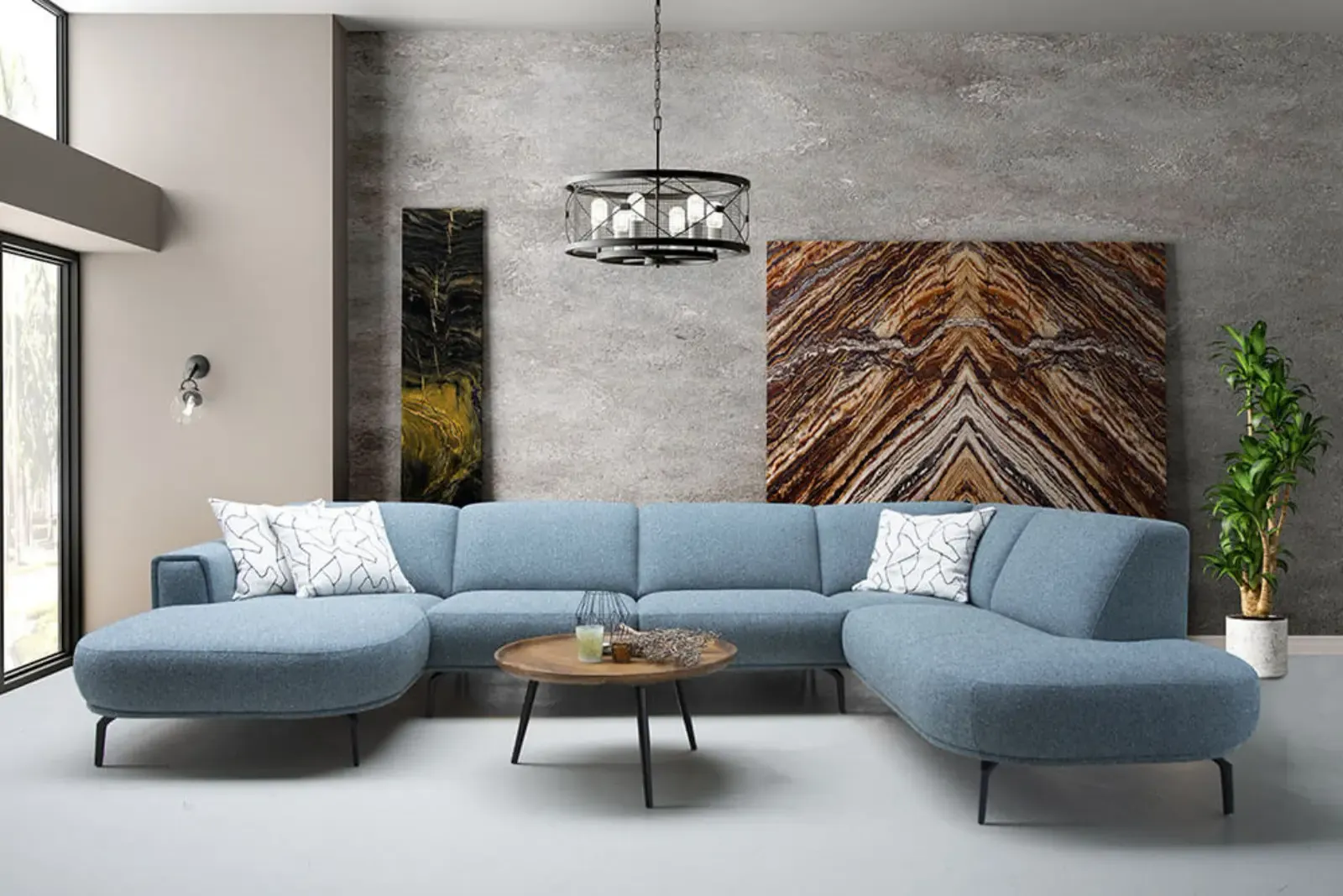 Ecksofa Shadow | Teddy-Stoff - Het Anker, foto 3