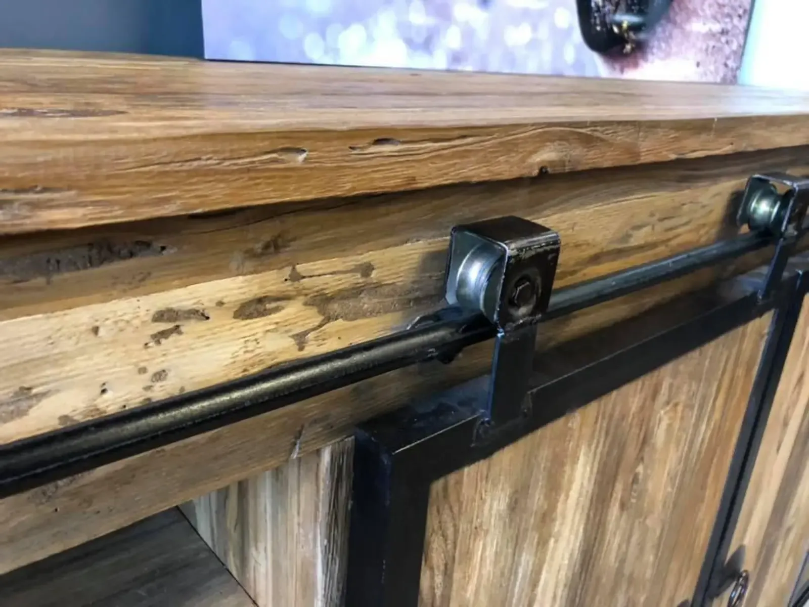 Sideboard Donny Teak 2 Schiebetüren 240 cm - World of Brosi