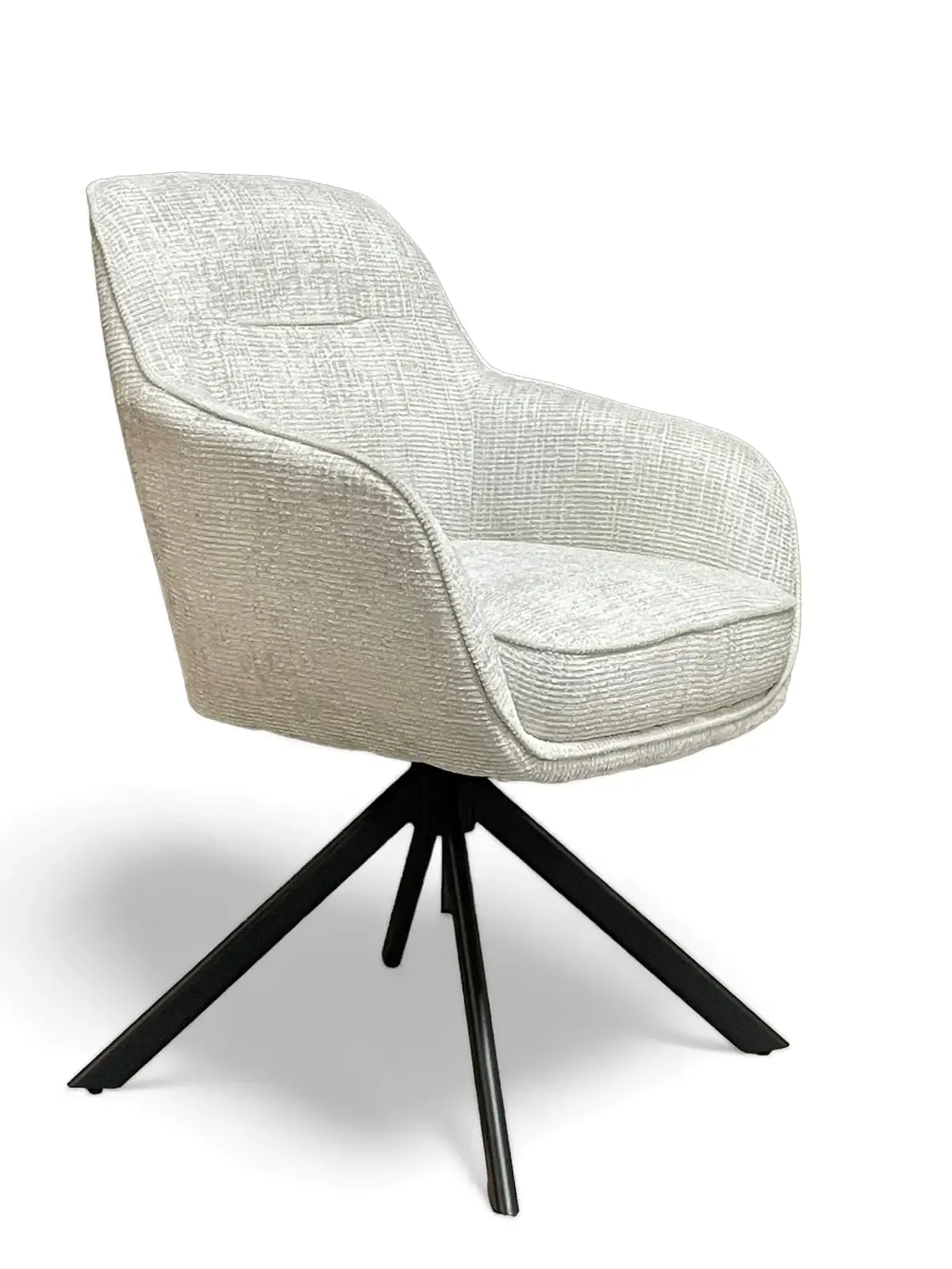 Eetkamerstoel 396 Beige, van Koopmans Meubelen, detailfoto 1
