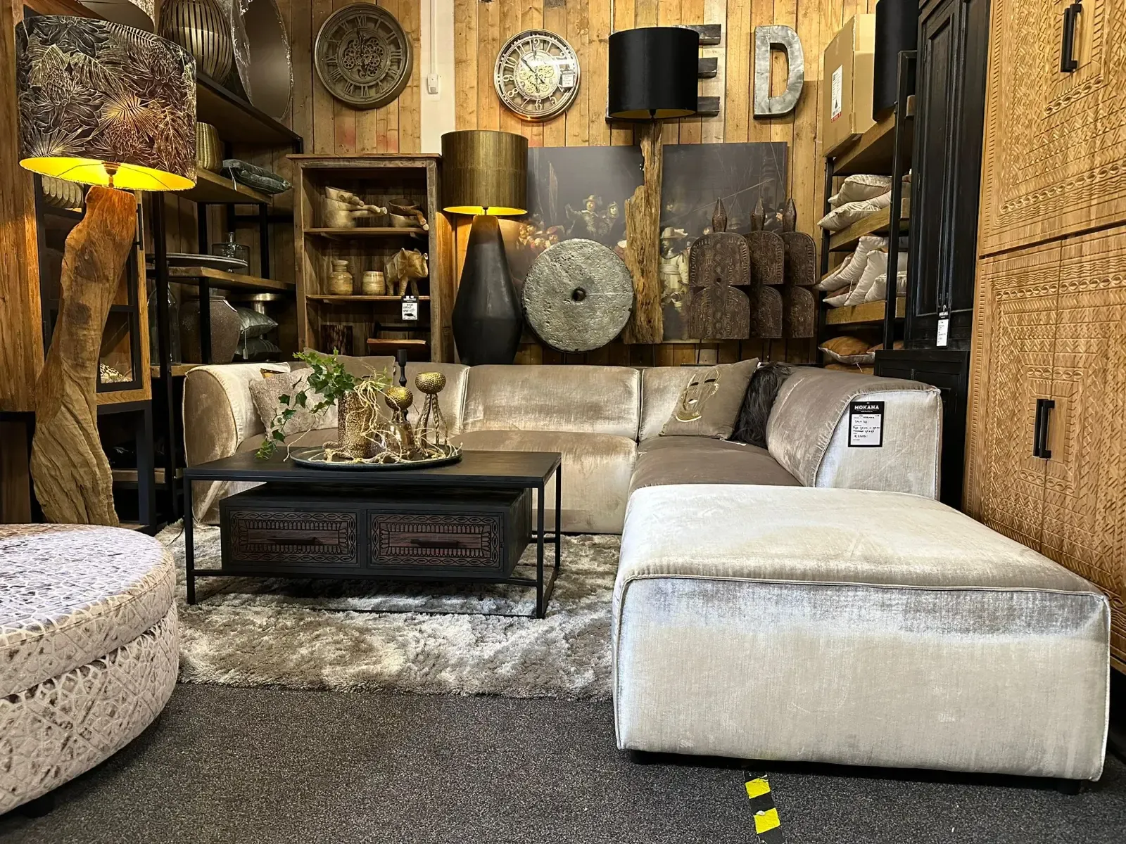 Picasso Velour Corner Sofa - Wildeboer & van der Weide, foto 3
