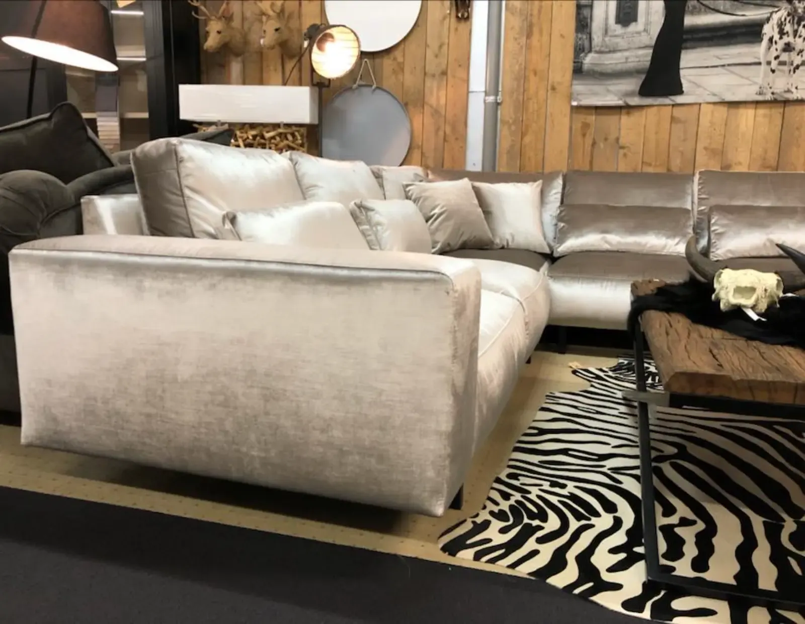 Ecksofa Genadi Velours, Detailfoto 3