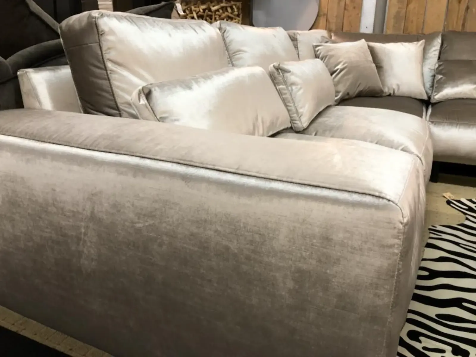Ecksofa Genadi Velours, Detailfoto 4