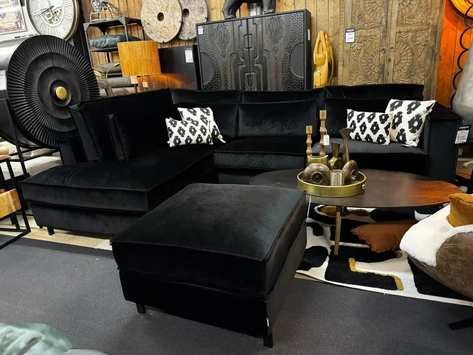 Corner Sofa Iris Velvet