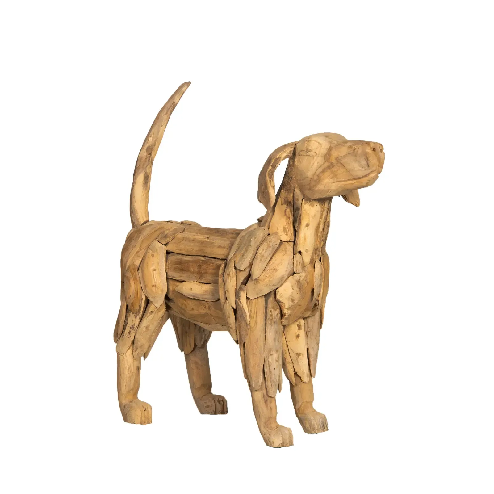 Hund Teakholz klein - World of Brosi