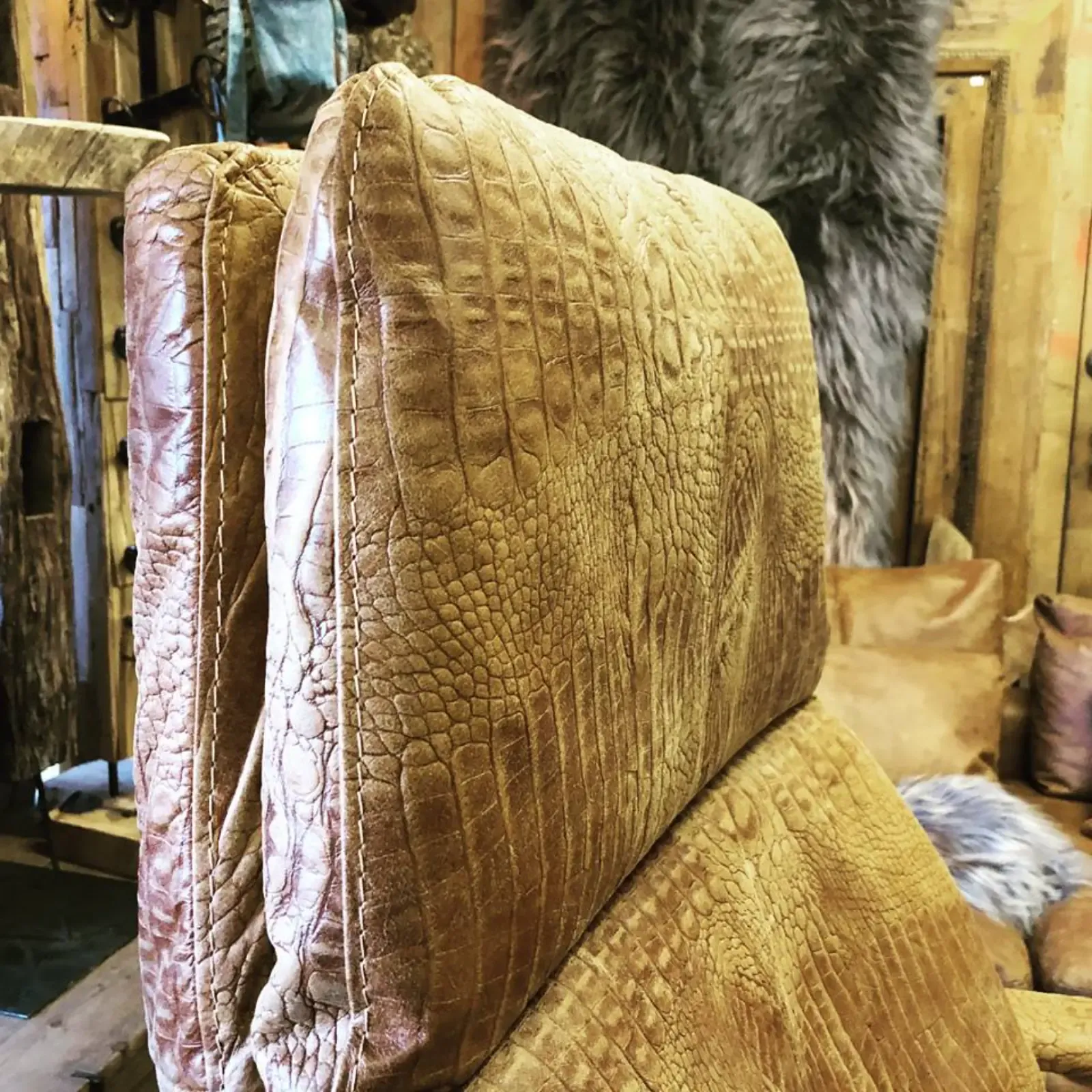 Recliner Armchair Jaxx croco print - Chill-Line