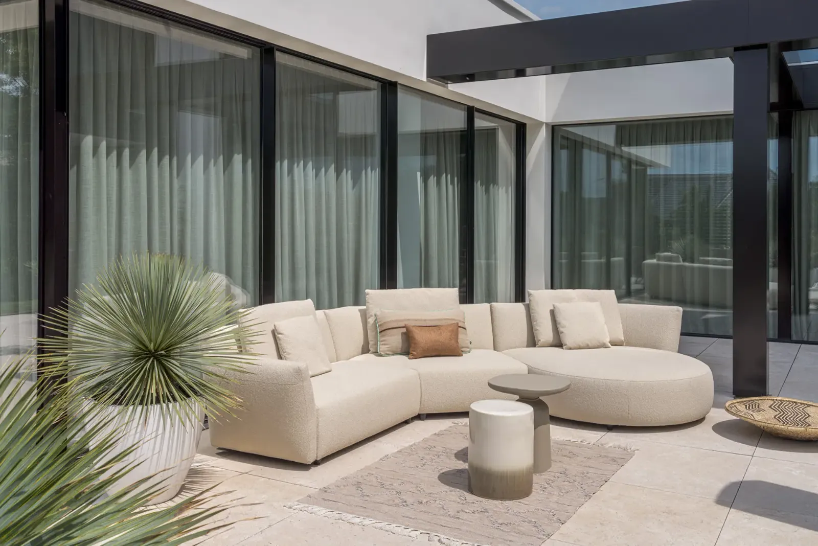 Salina Loungebank Outdoor Bold Beige, Detailfoto 2