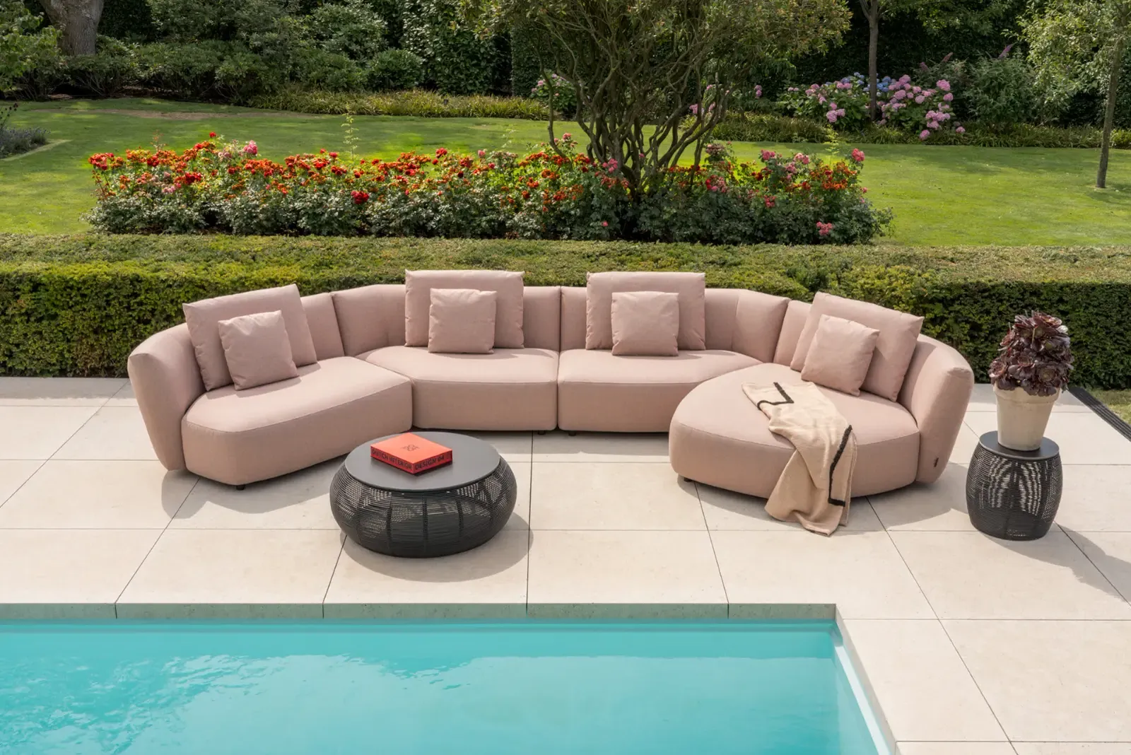 Atoll Loungesofa Outdoor Meton Rust - Easy Sofa