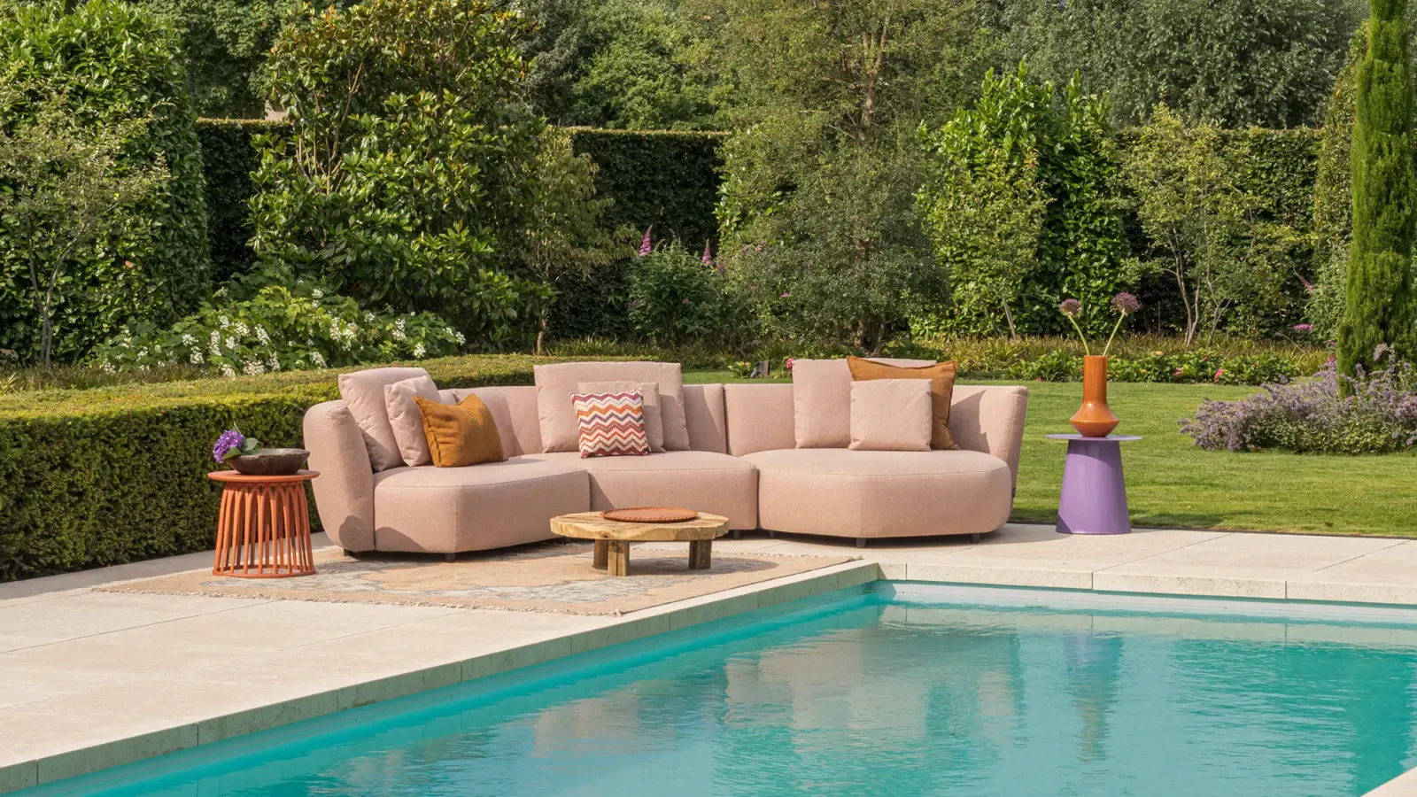 Atoll Loungesofa Outdoor Meton Rust - Easy Sofa