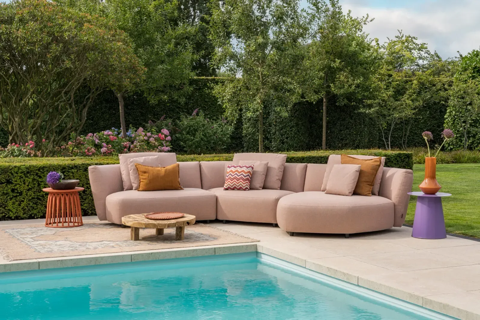 Atoll Loungesofa Outdoor Meton Rust - Easy Sofa