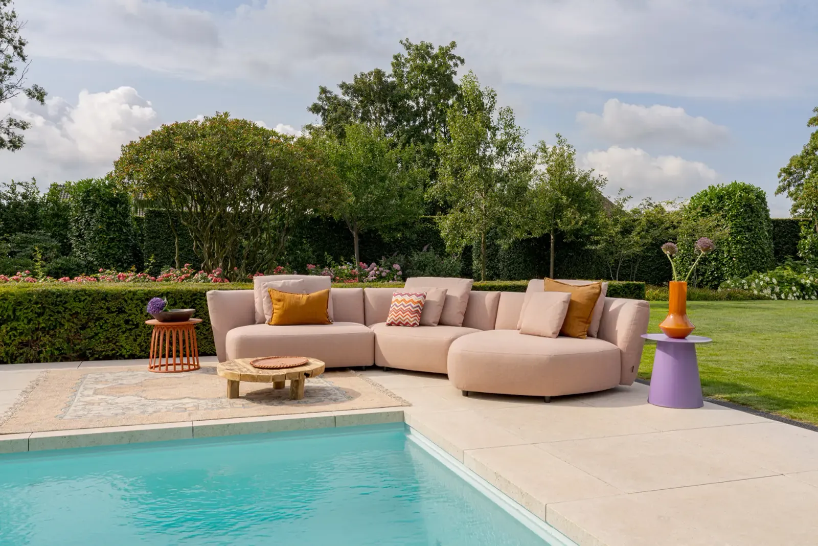 Atoll Loungesofa Outdoor Meton Rust - Easy Sofa