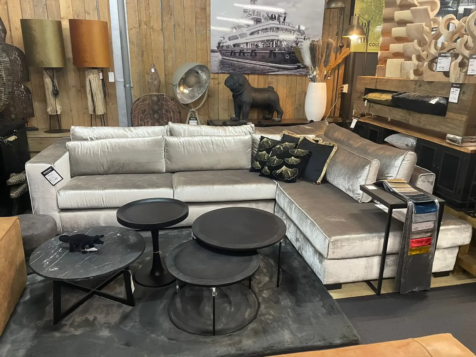 Ecksofa Moskau Crocoprint Velours - Agpol, foto 2