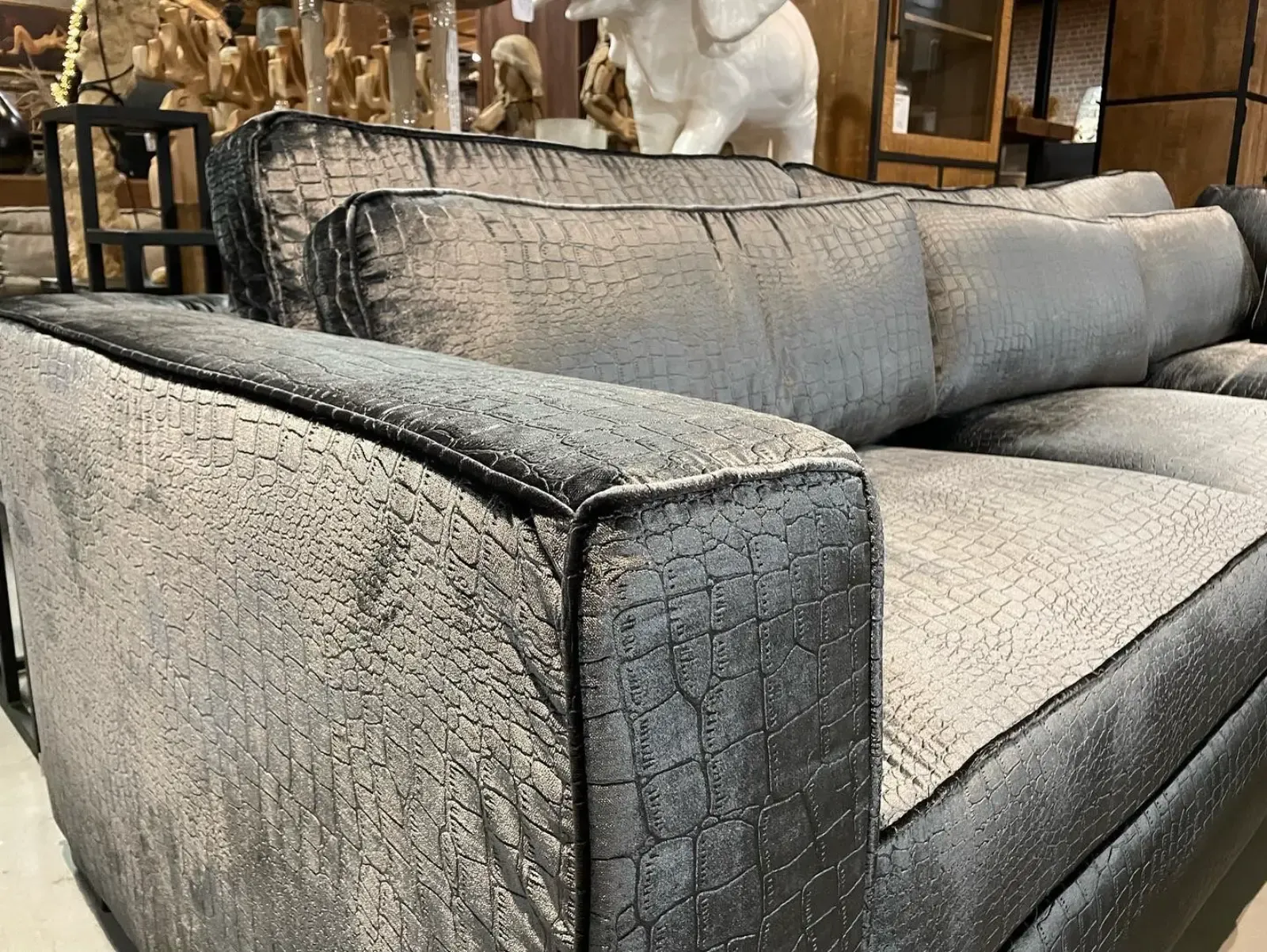 Ecksofa Moskau Crocoprint Velours - Agpol, foto 3