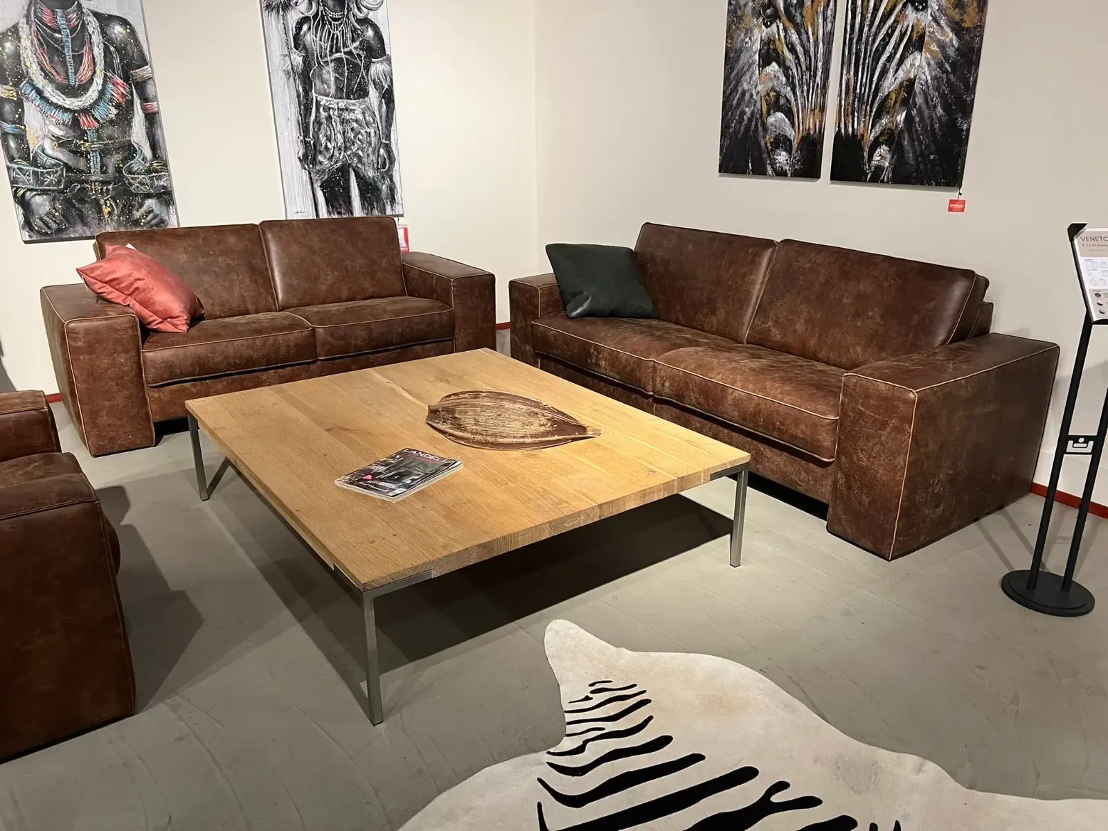Sofa Veneto Africa Leder - Het Anker, foto 2