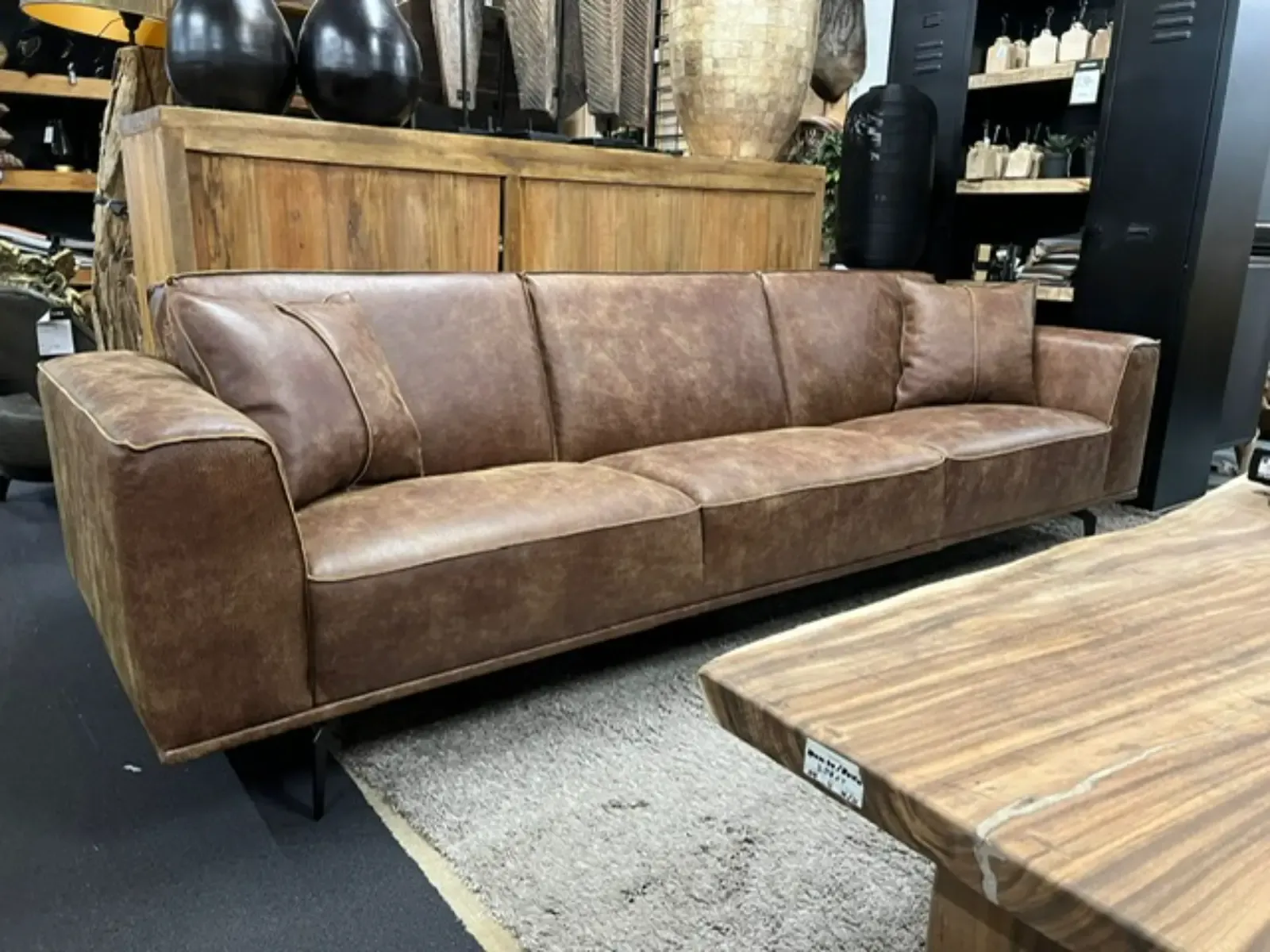 Viking Fjord Africa Leather Sofa - Zitform, foto 3